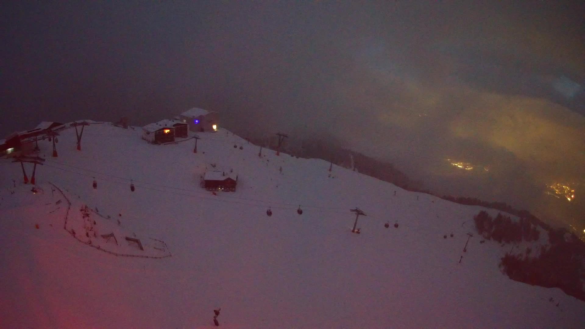 Kronplatz peak Ski resort | view to Bruneck