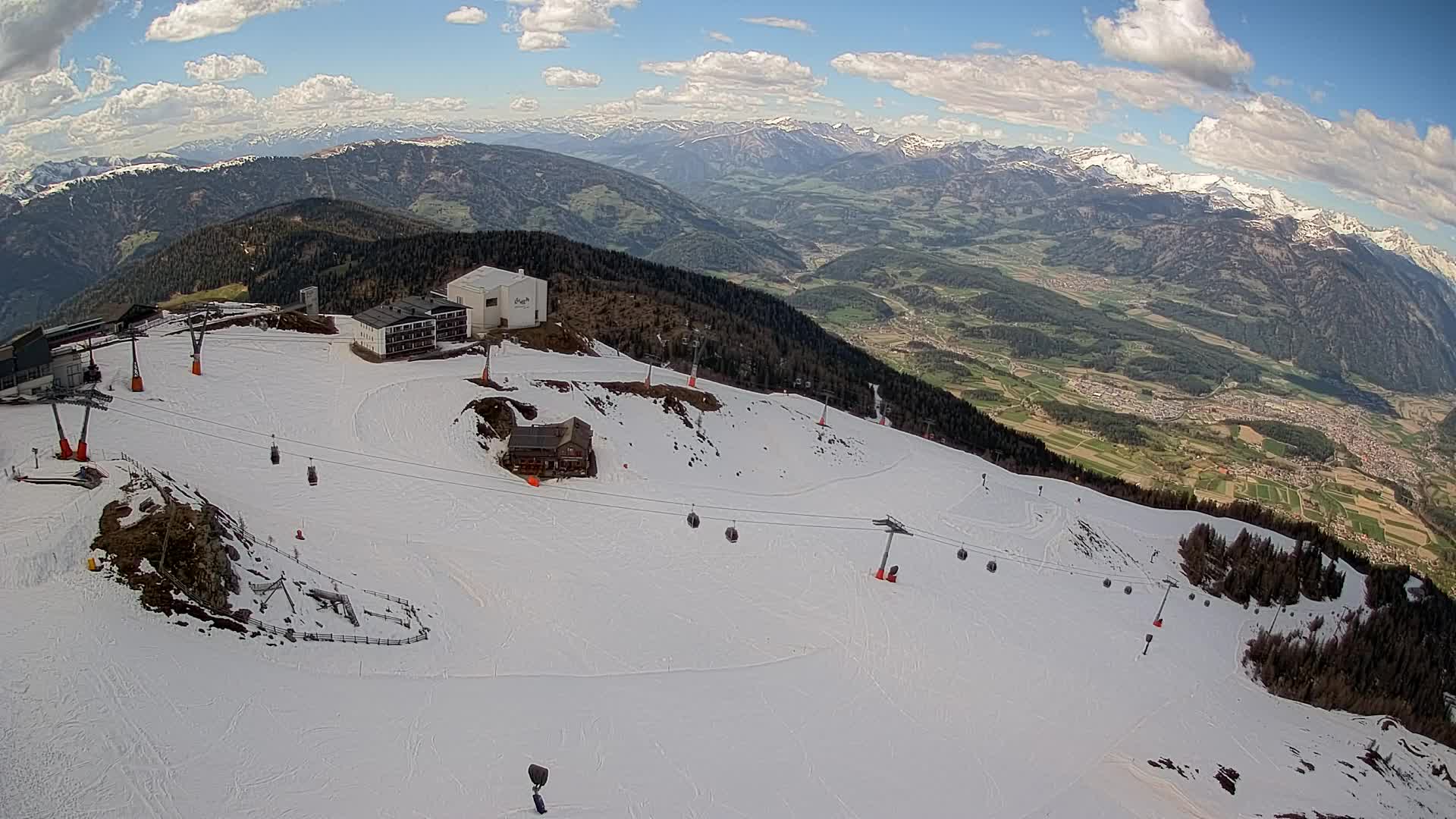 Smučišče Kronplatz – vrh | pogled na Bruneck