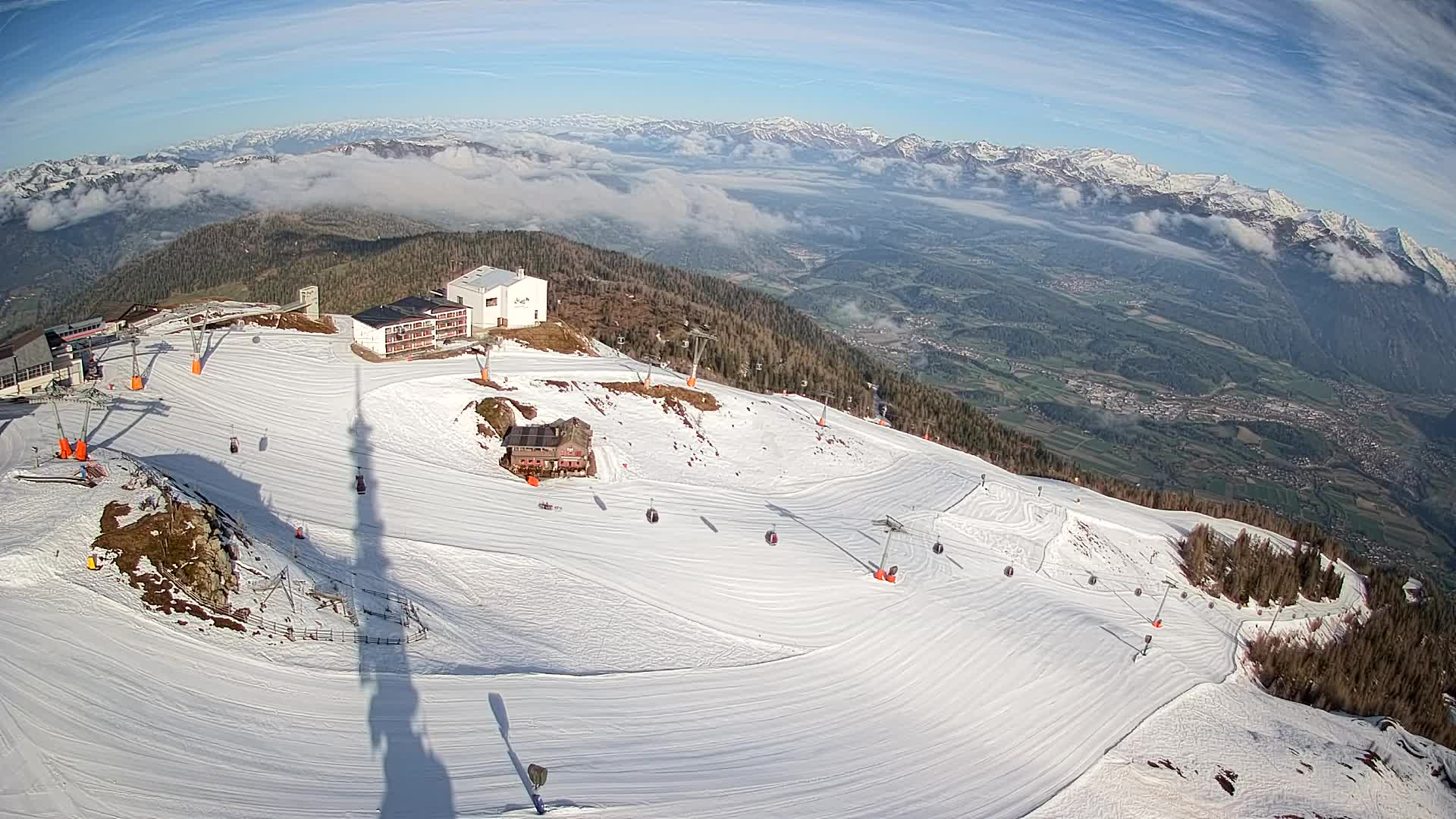 Smučišče Kronplatz – vrh | pogled na Bruneck