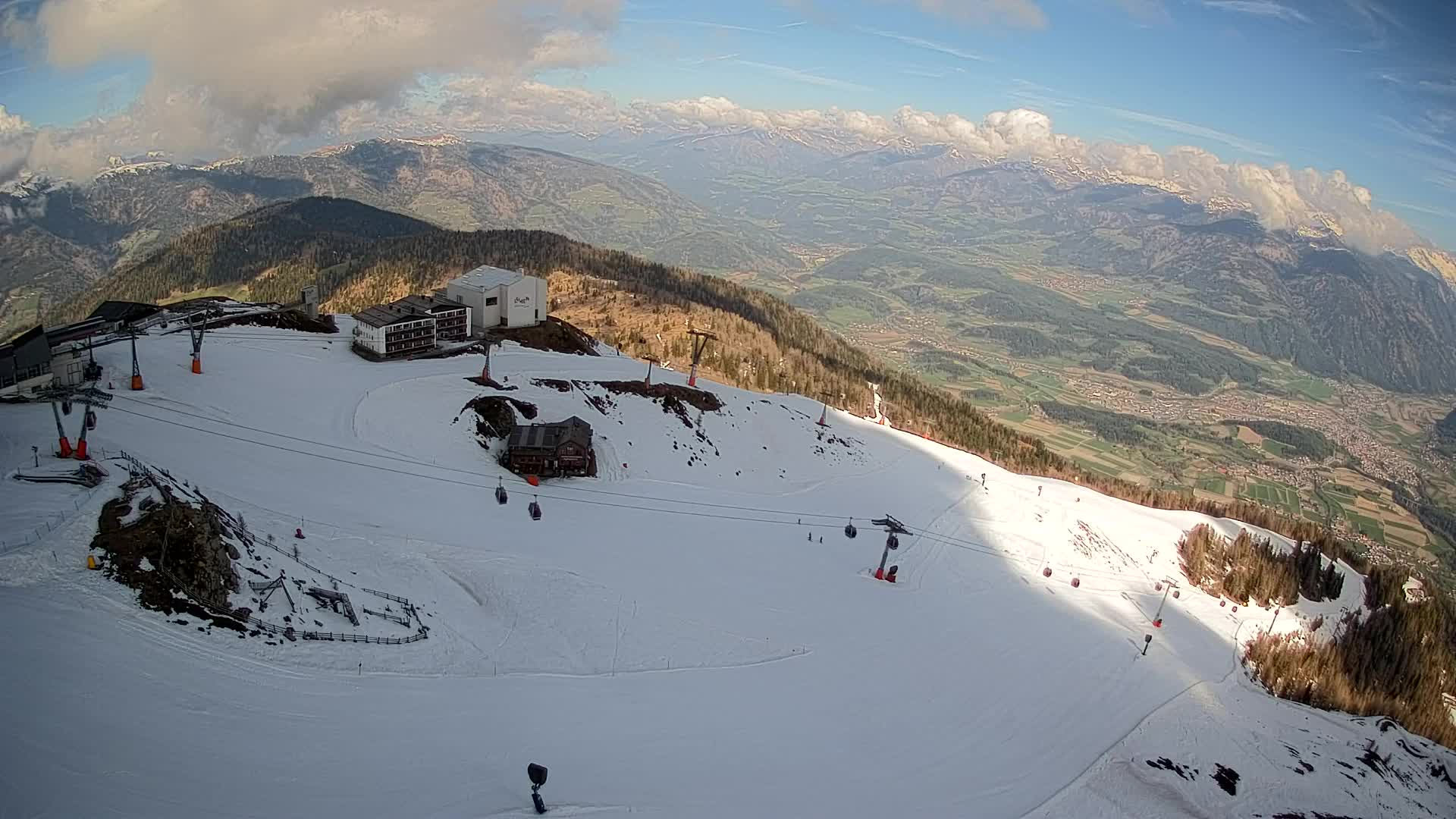Smučišče Kronplatz – vrh | pogled na Bruneck