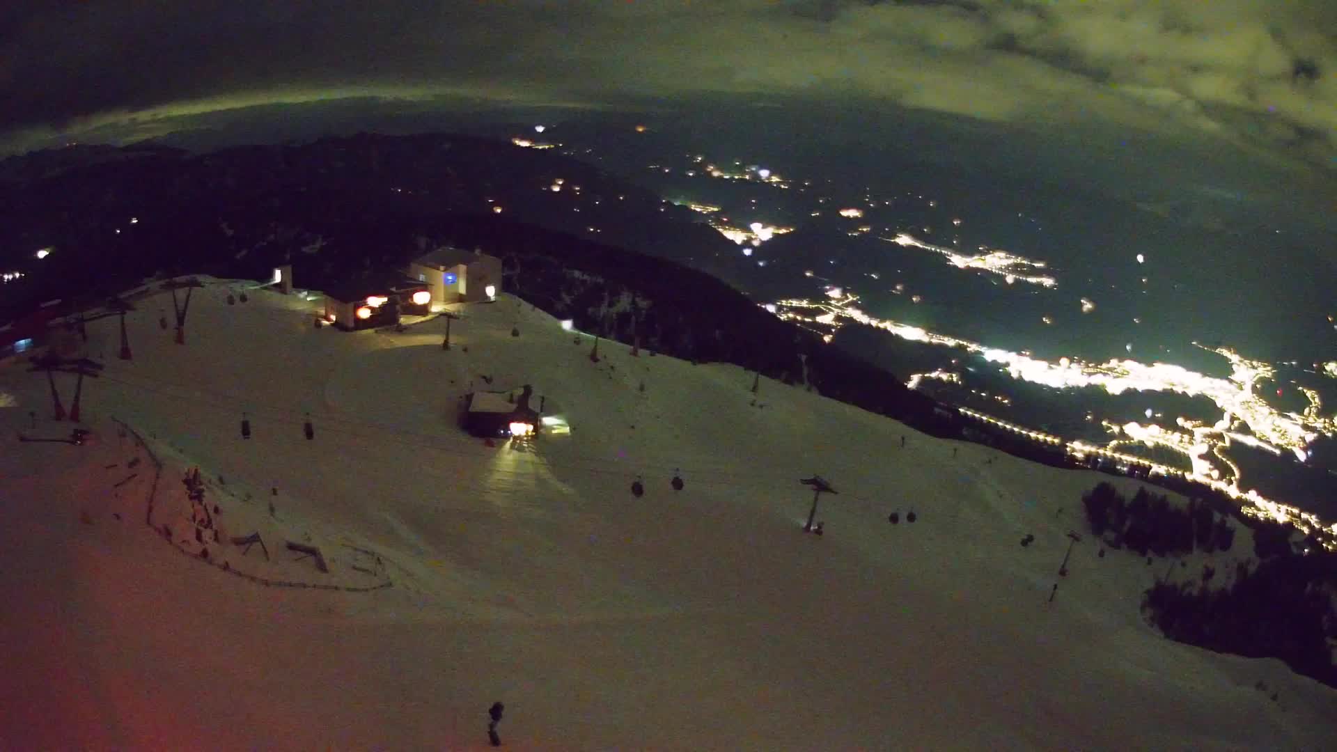 Kronplatz peak Ski resort | view to Bruneck