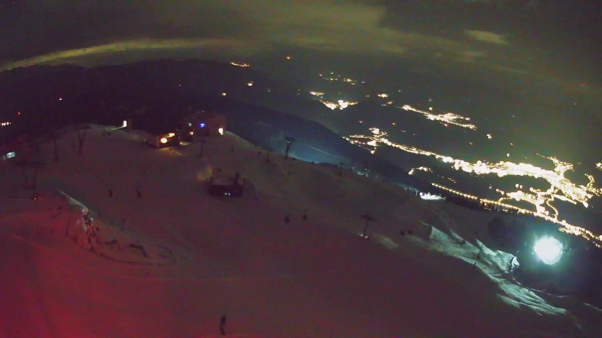 Kronplatz peak Ski resort | view to Bruneck