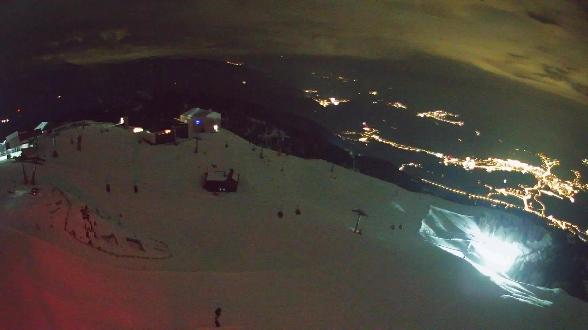 Kronplatz peak Ski resort | view to Bruneck