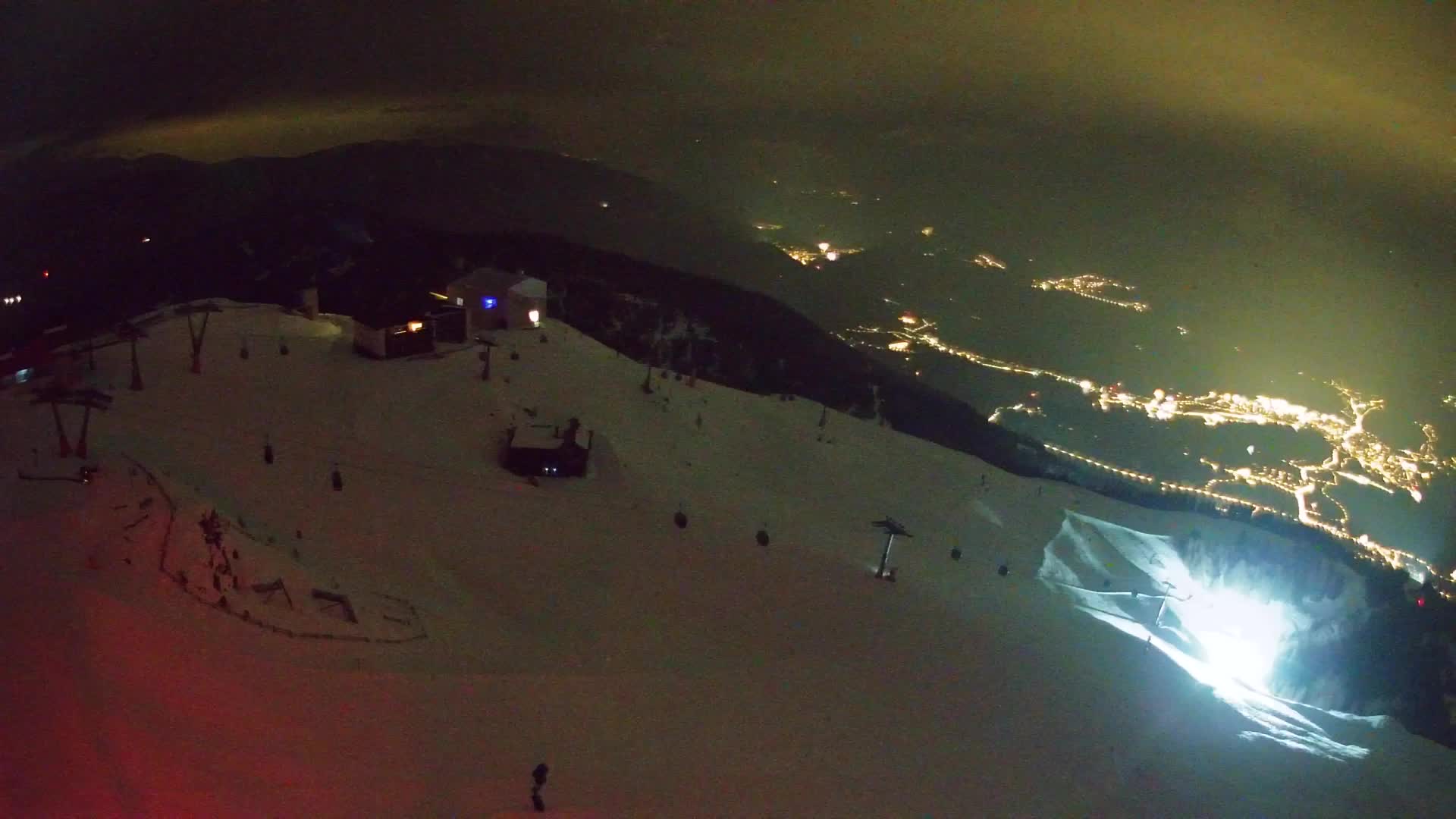 Kronplatz peak Ski resort | view to Bruneck