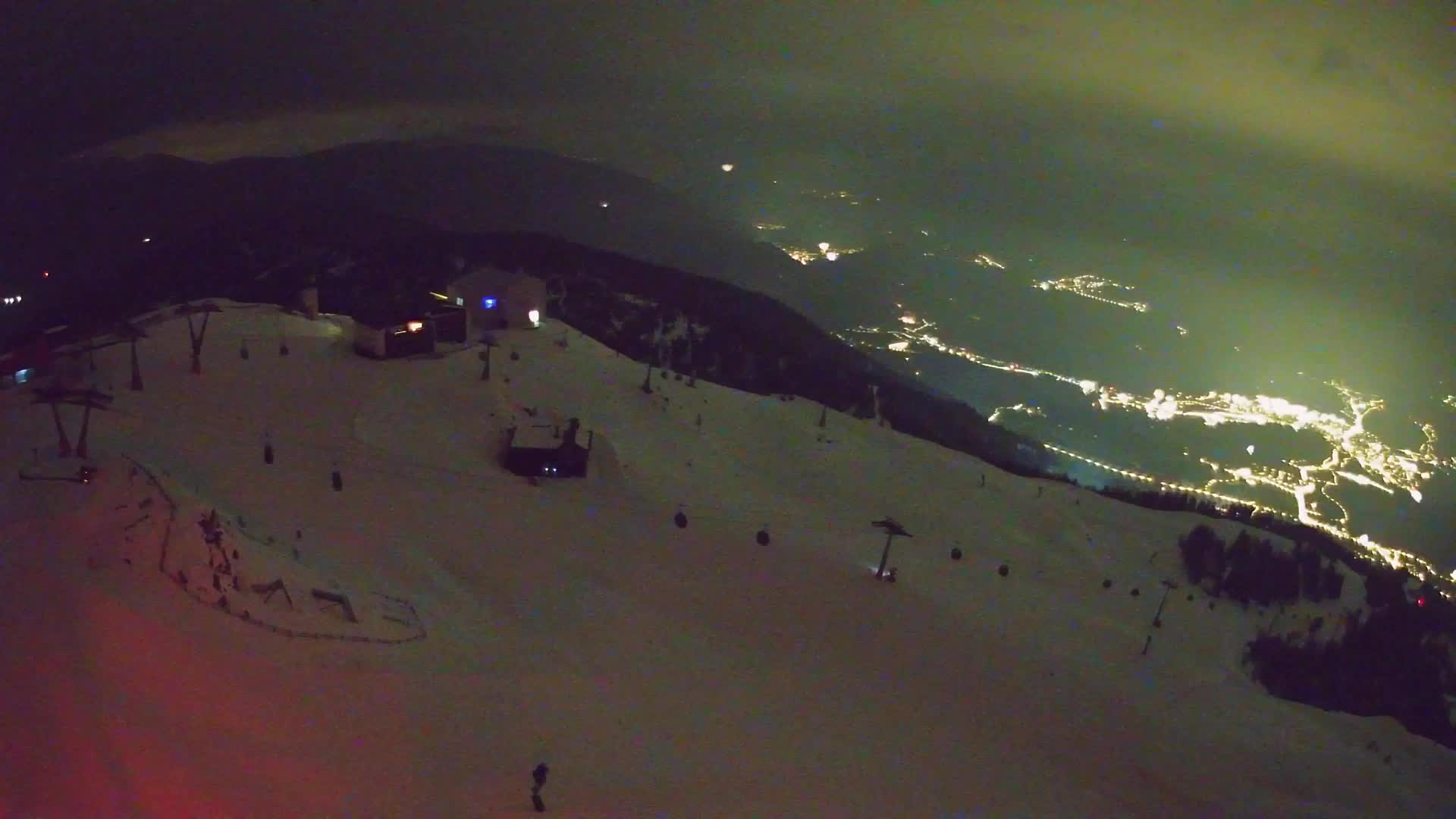 Kronplatz peak Ski resort | view to Bruneck