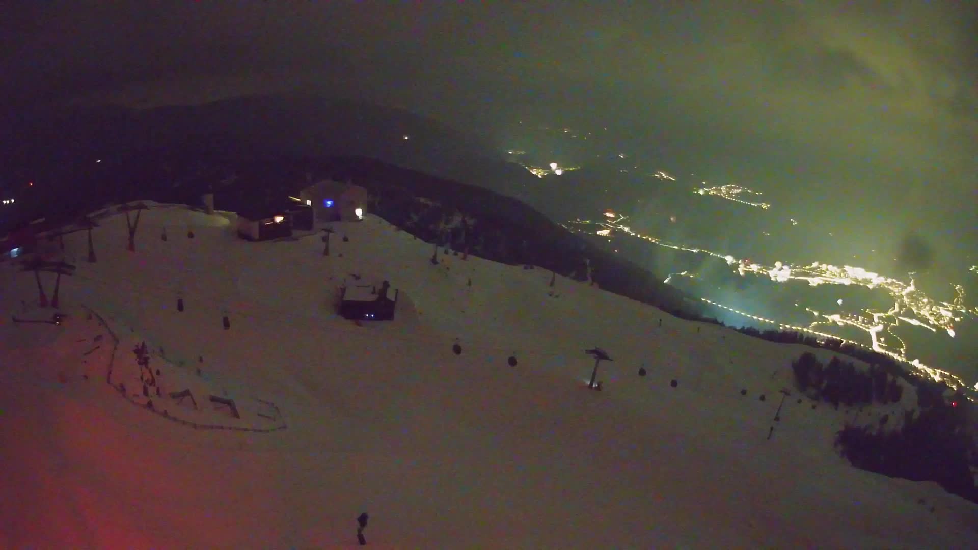 Kronplatz peak Ski resort | view to Bruneck