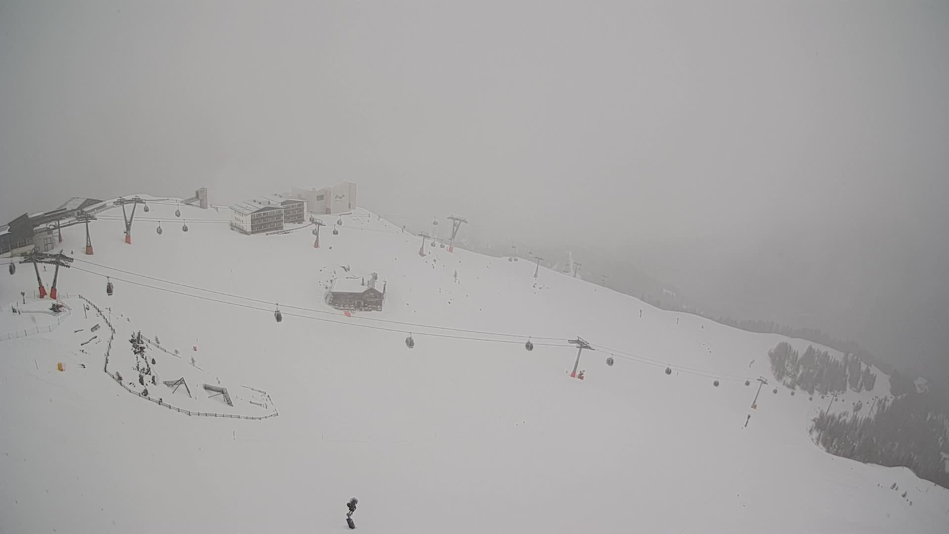 Kronplatz peak Ski resort | view to Bruneck
