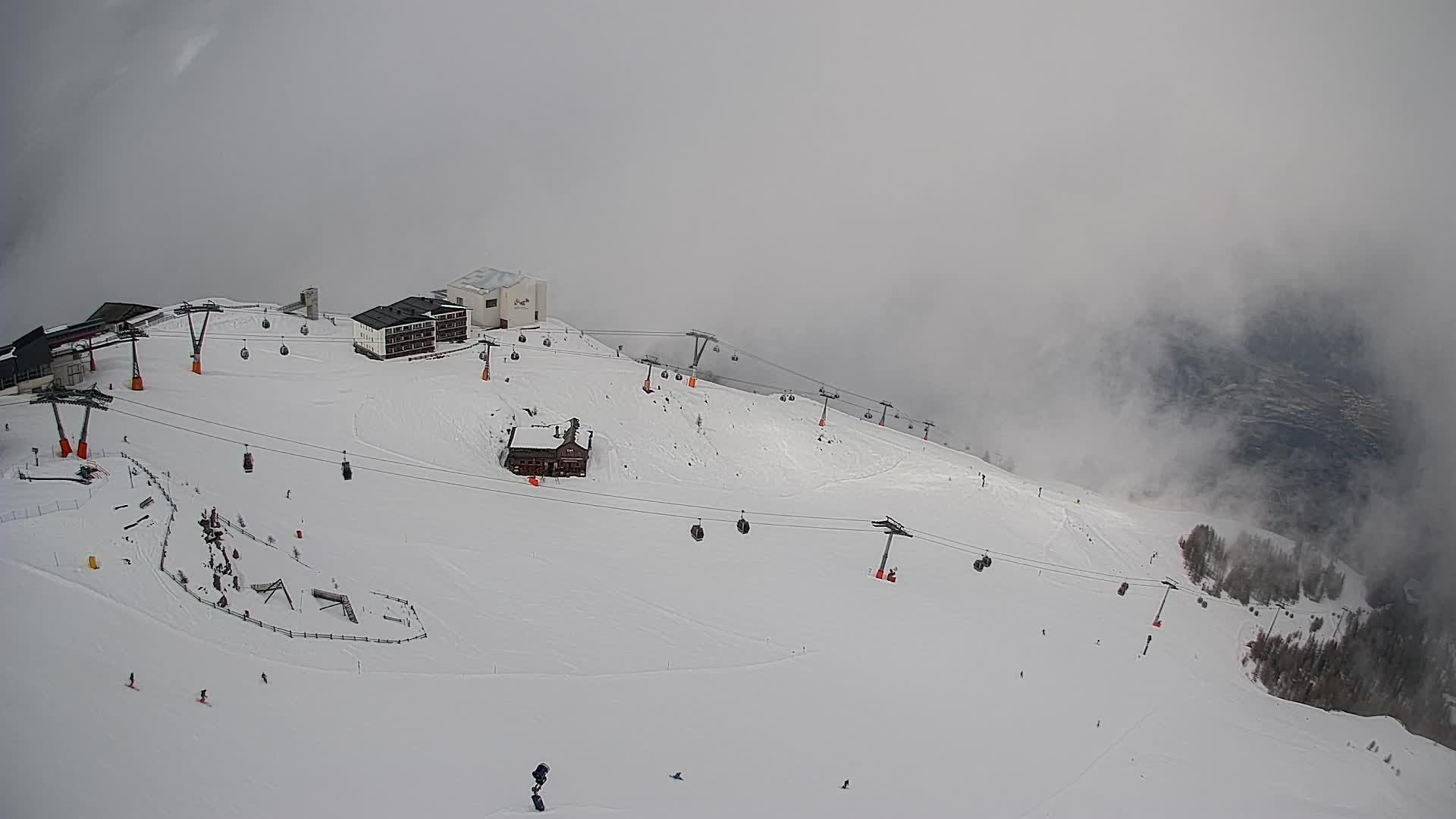 Smučišče Kronplatz – vrh | pogled na Bruneck