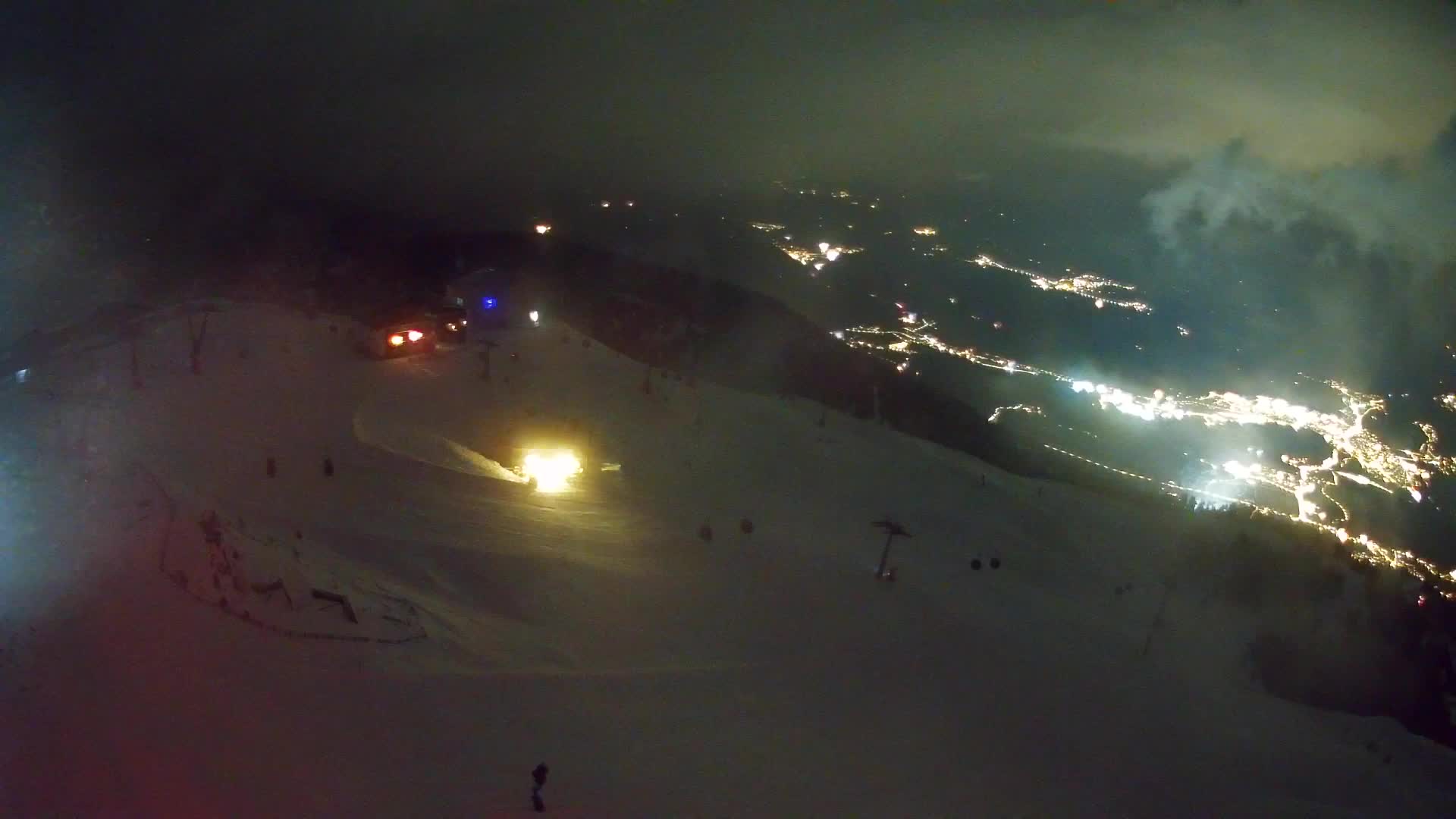 Kronplatz peak Ski resort | view to Bruneck