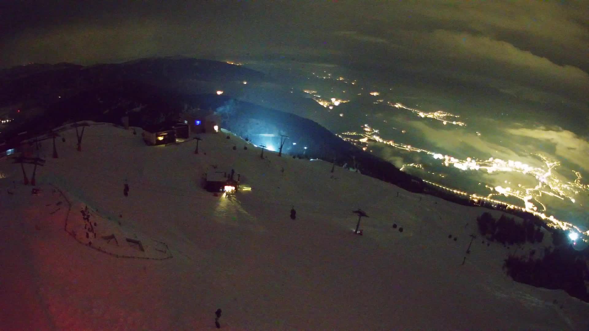 Kronplatz peak Ski resort | view to Bruneck