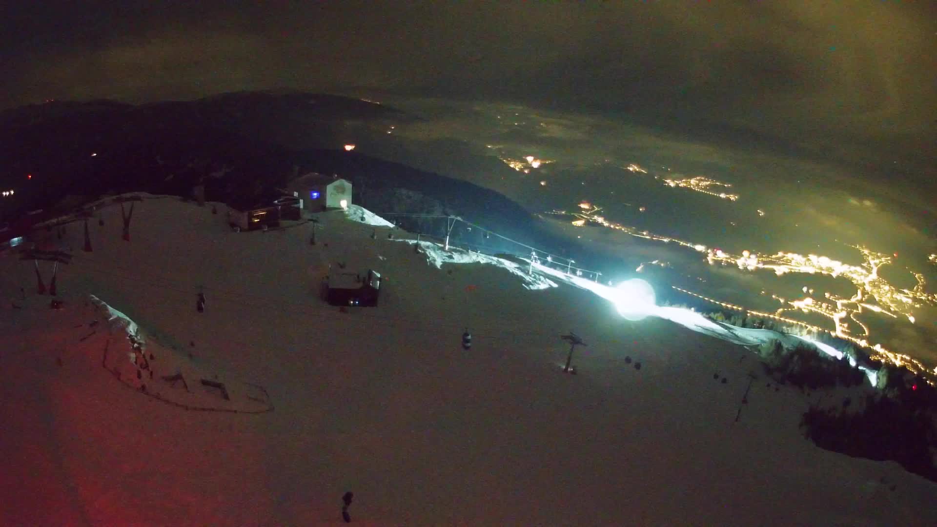 Kronplatz peak Ski resort | view to Bruneck