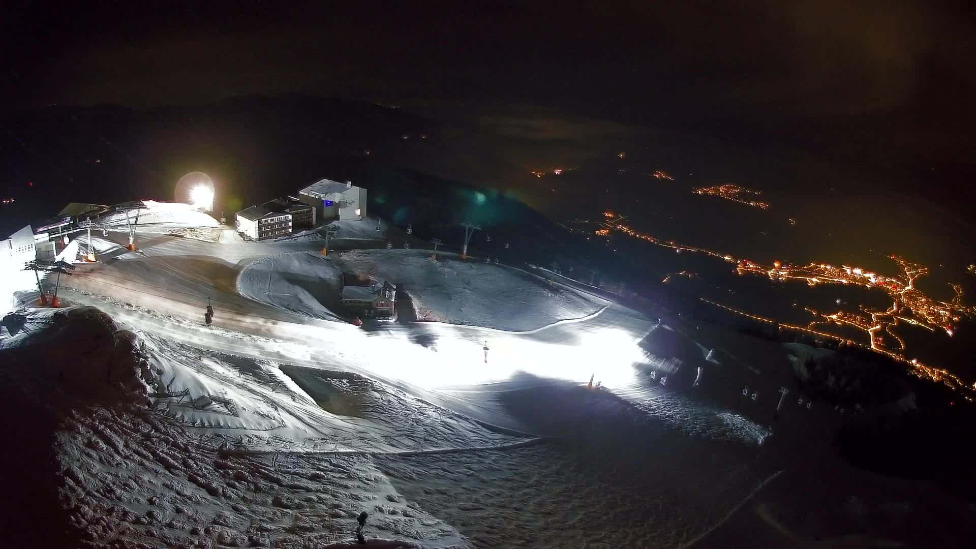 Skigebiet Kronplatz Gipfel | Blick auf Bruneck