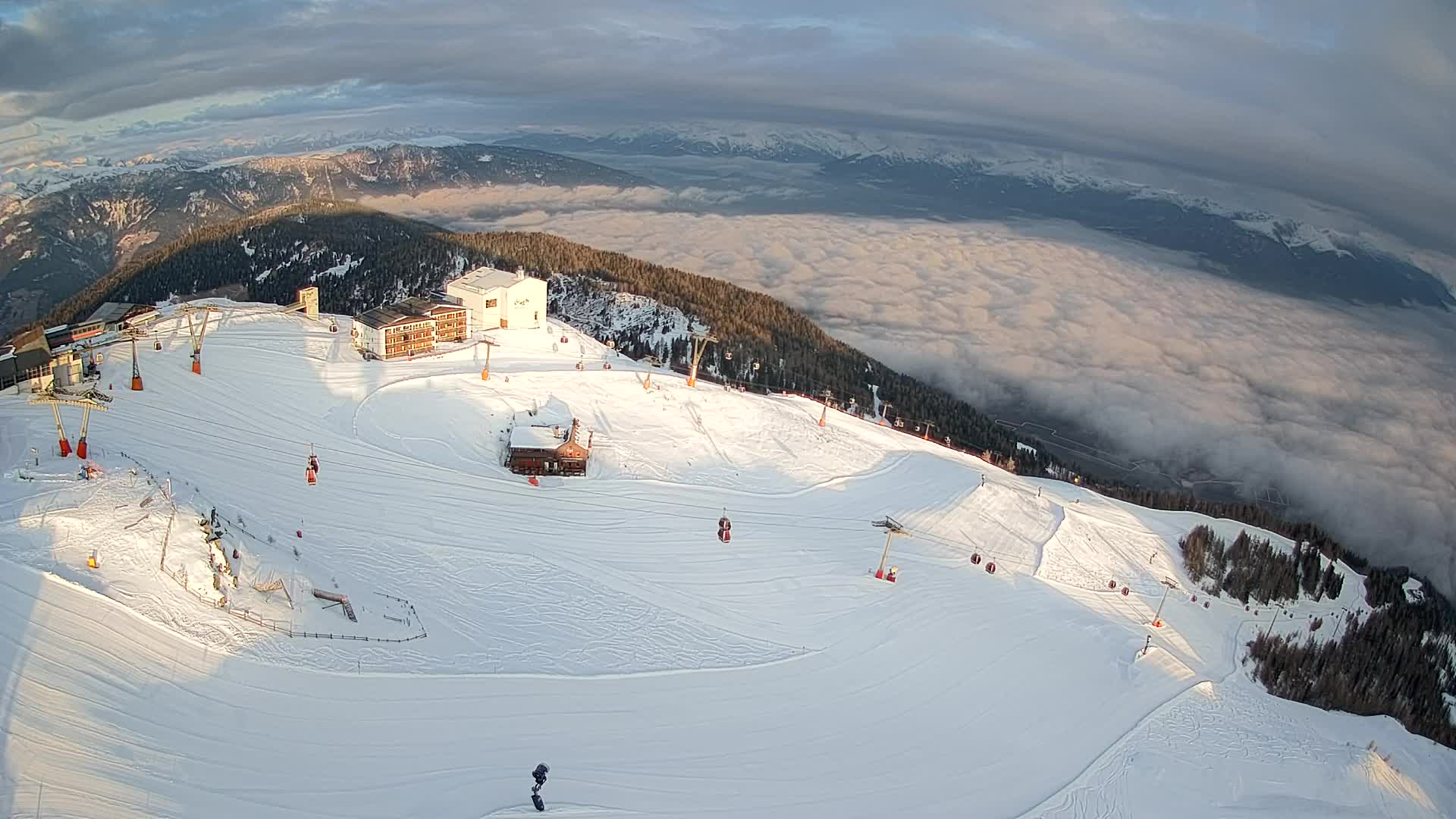 Skijalište Kronplatz – vrh | pogled na Bruneck