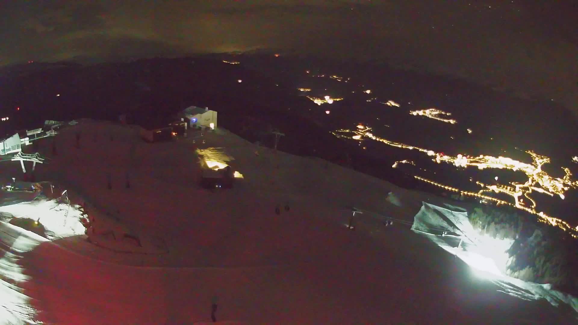 Station de ski Kronplatz sommet | vue sur Brunico