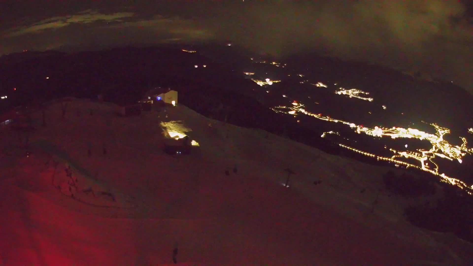 Station de ski Kronplatz sommet | vue sur Brunico
