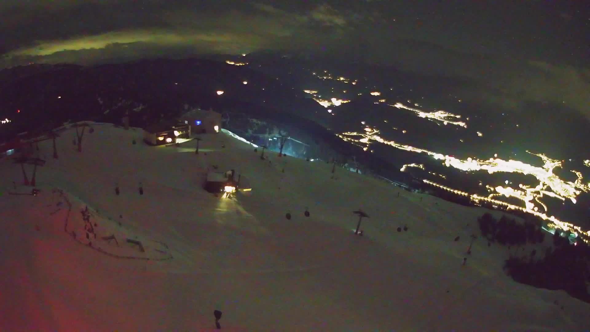 Skigebiet Kronplatz Gipfel | Blick auf Bruneck