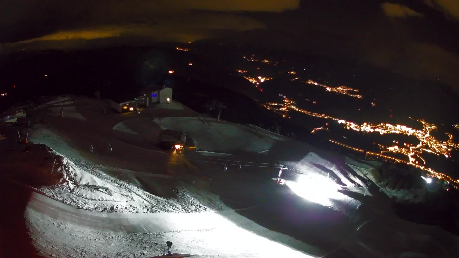 Station de ski Kronplatz sommet | vue sur Brunico