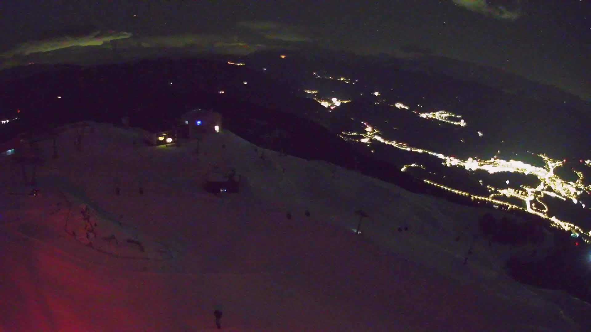 Station de ski Kronplatz sommet | vue sur Brunico