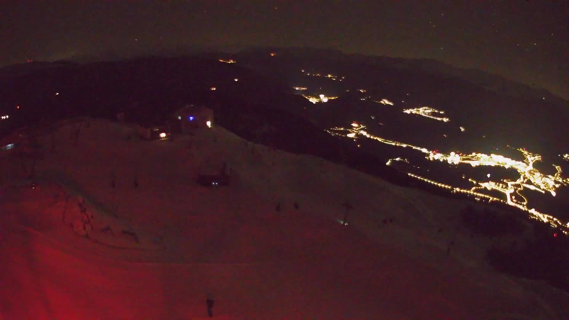 Station de ski Kronplatz sommet | vue sur Brunico