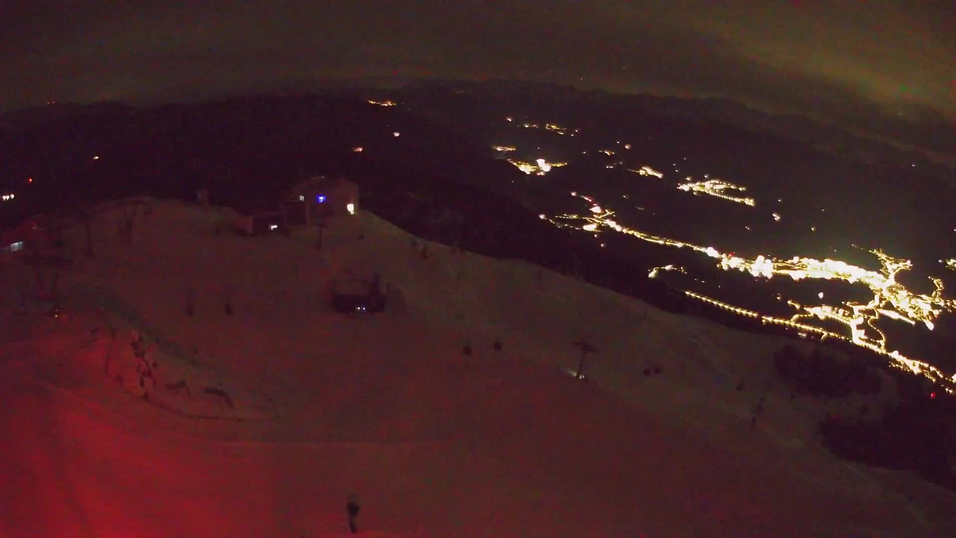 Skigebiet Kronplatz Gipfel | Blick auf Bruneck