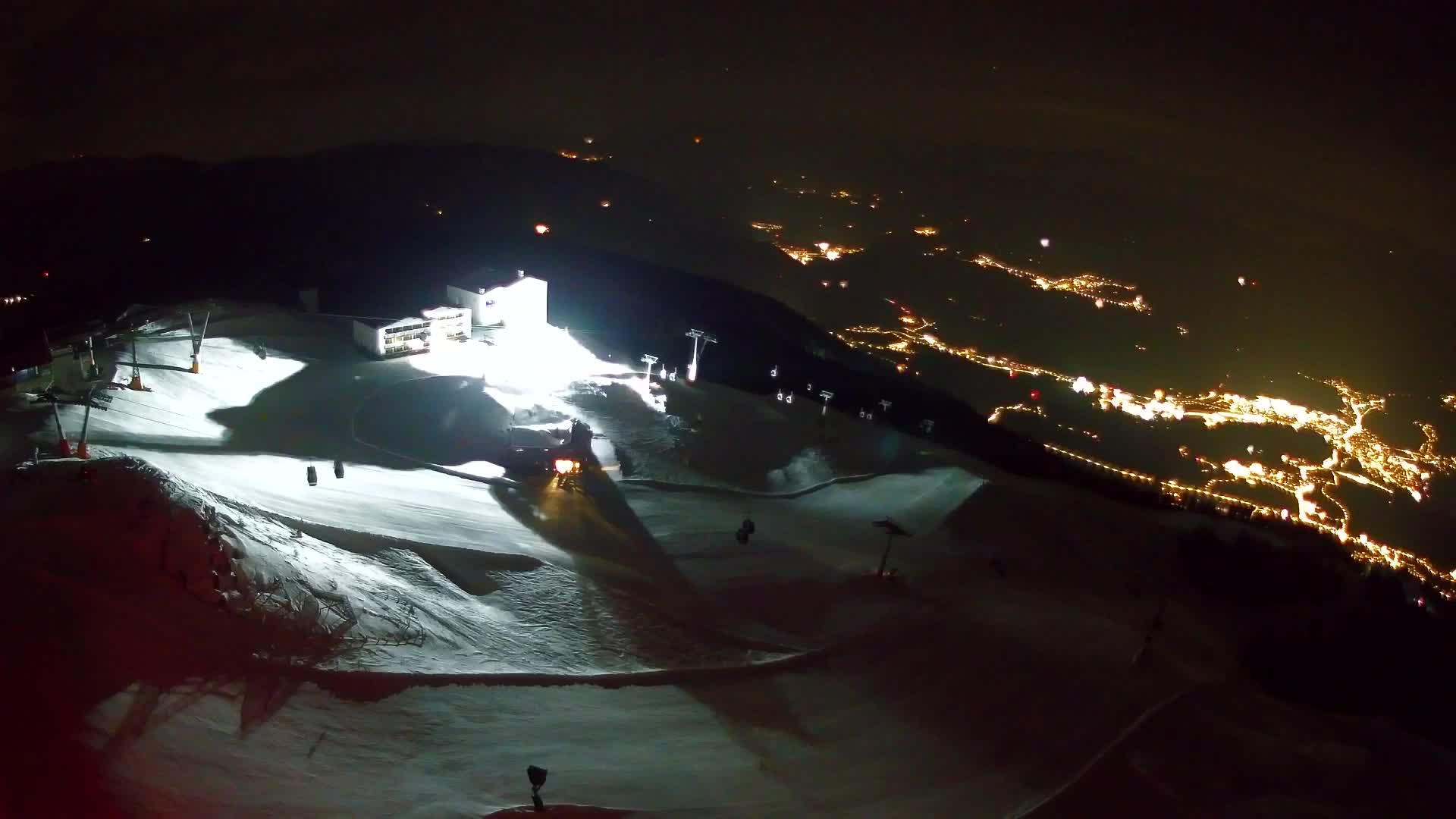 Kronplatz peak Ski resort | view to Bruneck