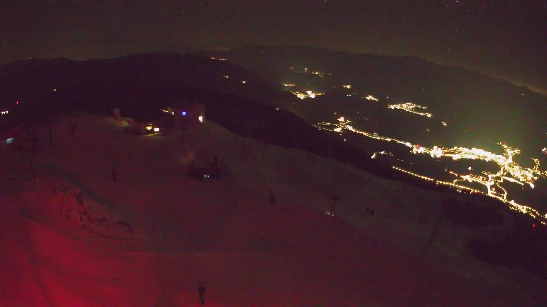 Kronplatz peak Ski resort | view to Bruneck