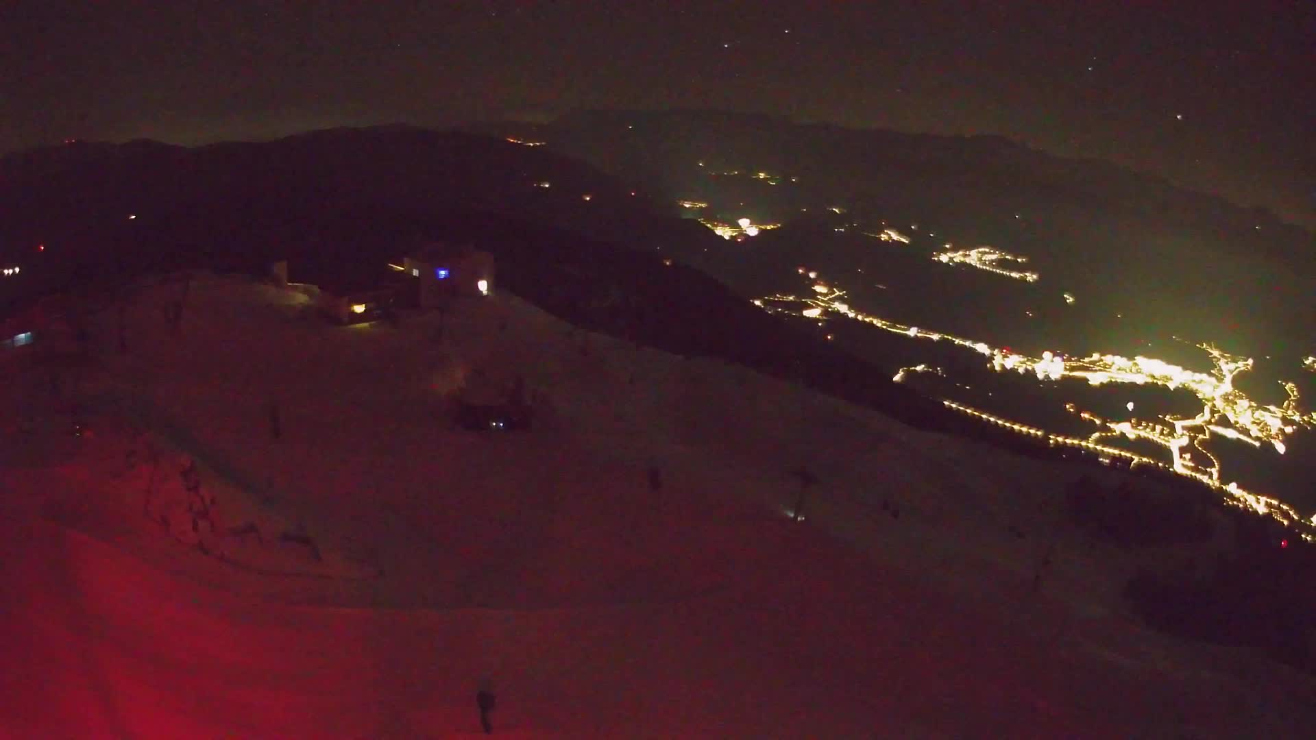 Station de ski Kronplatz sommet | vue sur Brunico