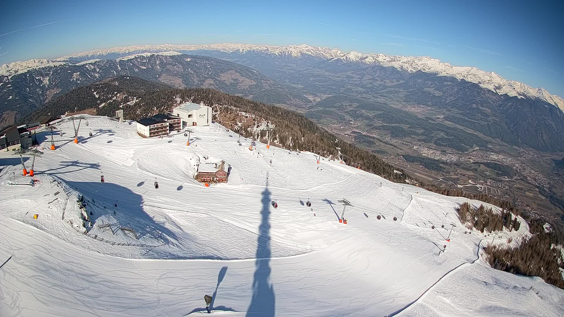 Smučišče Kronplatz – vrh | pogled na Bruneck