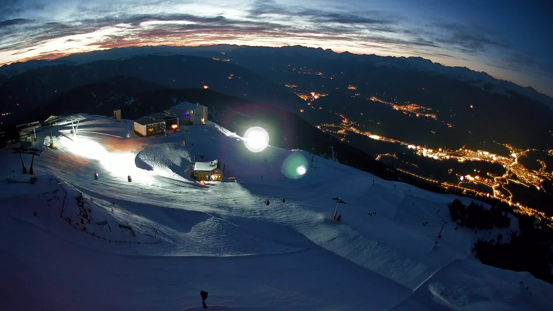 Stazione sciistica di Plan de Corones | vista su Brunico