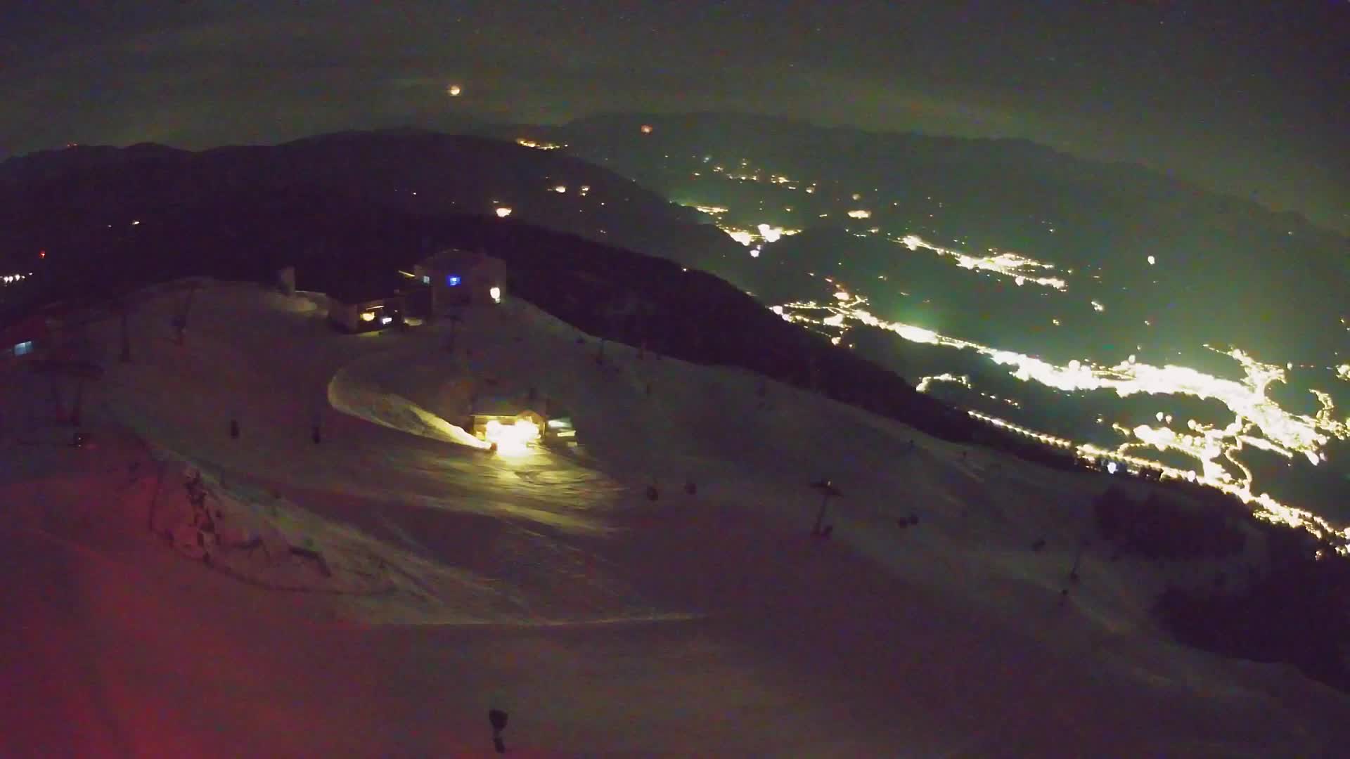 Station de ski Kronplatz sommet | vue sur Brunico