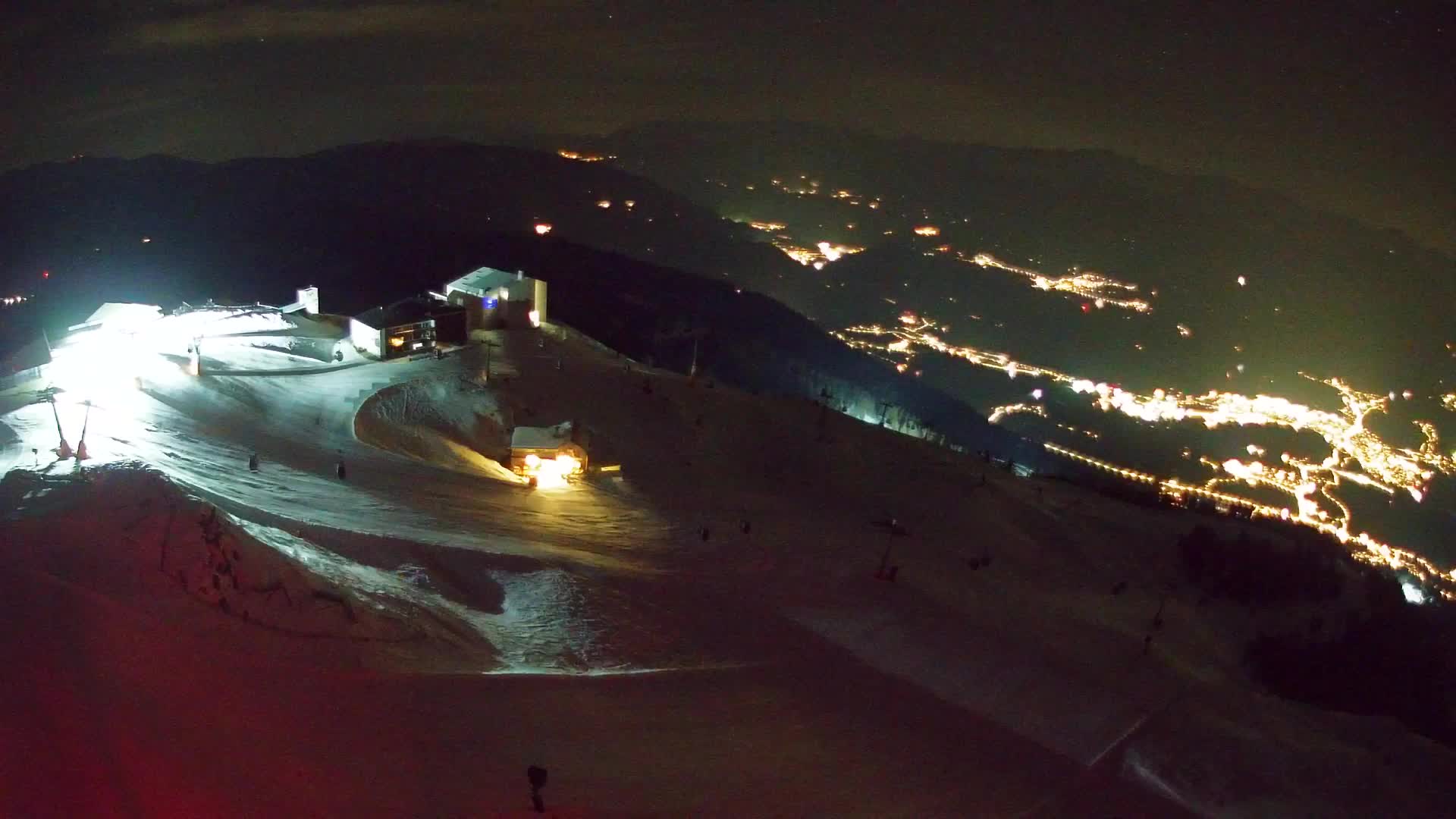 Skigebiet Kronplatz Gipfel | Blick auf Bruneck