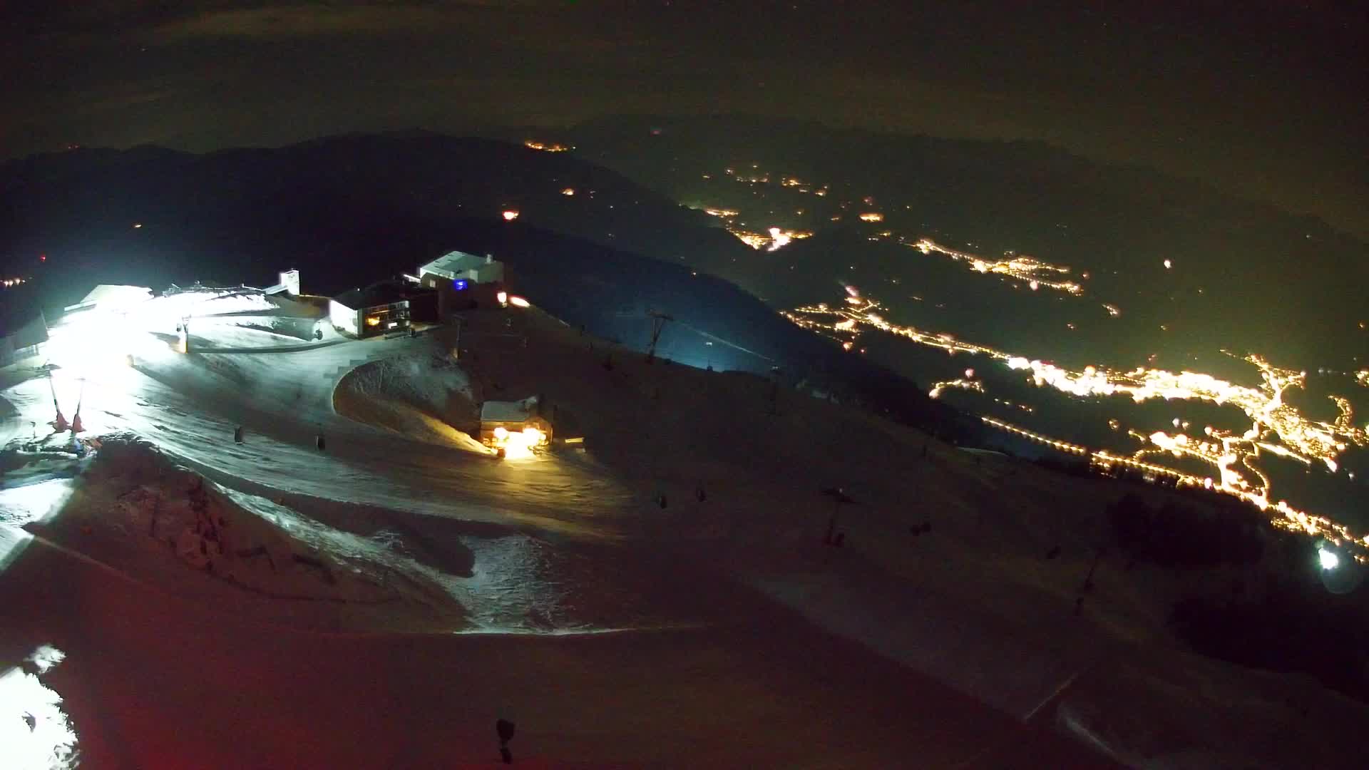 Kronplatz peak Ski resort | view to Bruneck