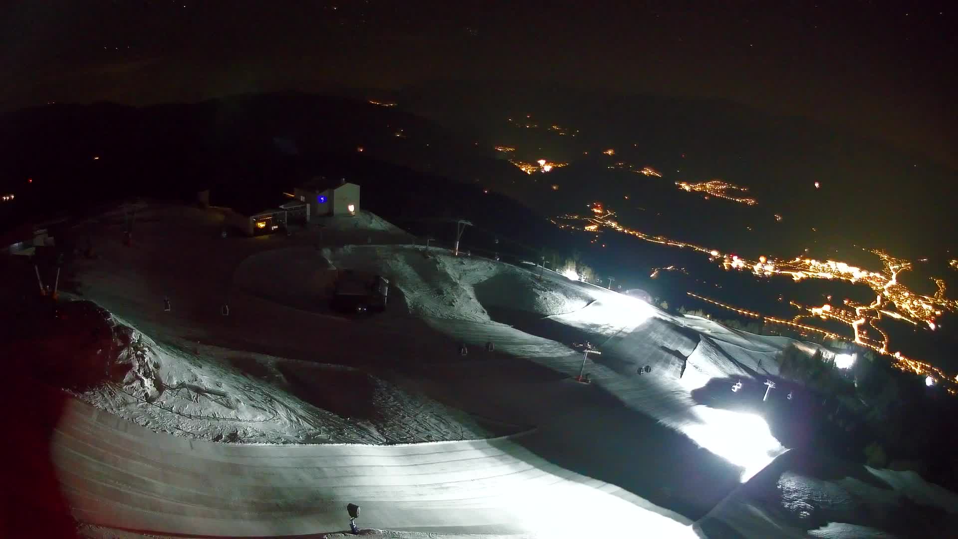 Skigebiet Kronplatz Gipfel | Blick auf Bruneck