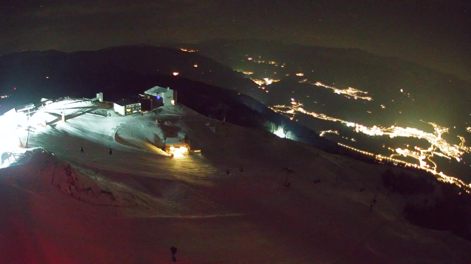Kronplatz peak Ski resort | view to Bruneck