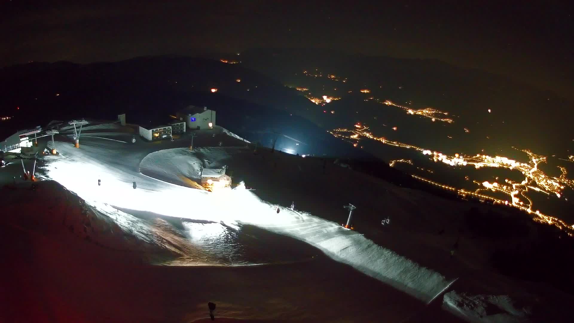 Skigebiet Kronplatz Gipfel | Blick auf Bruneck