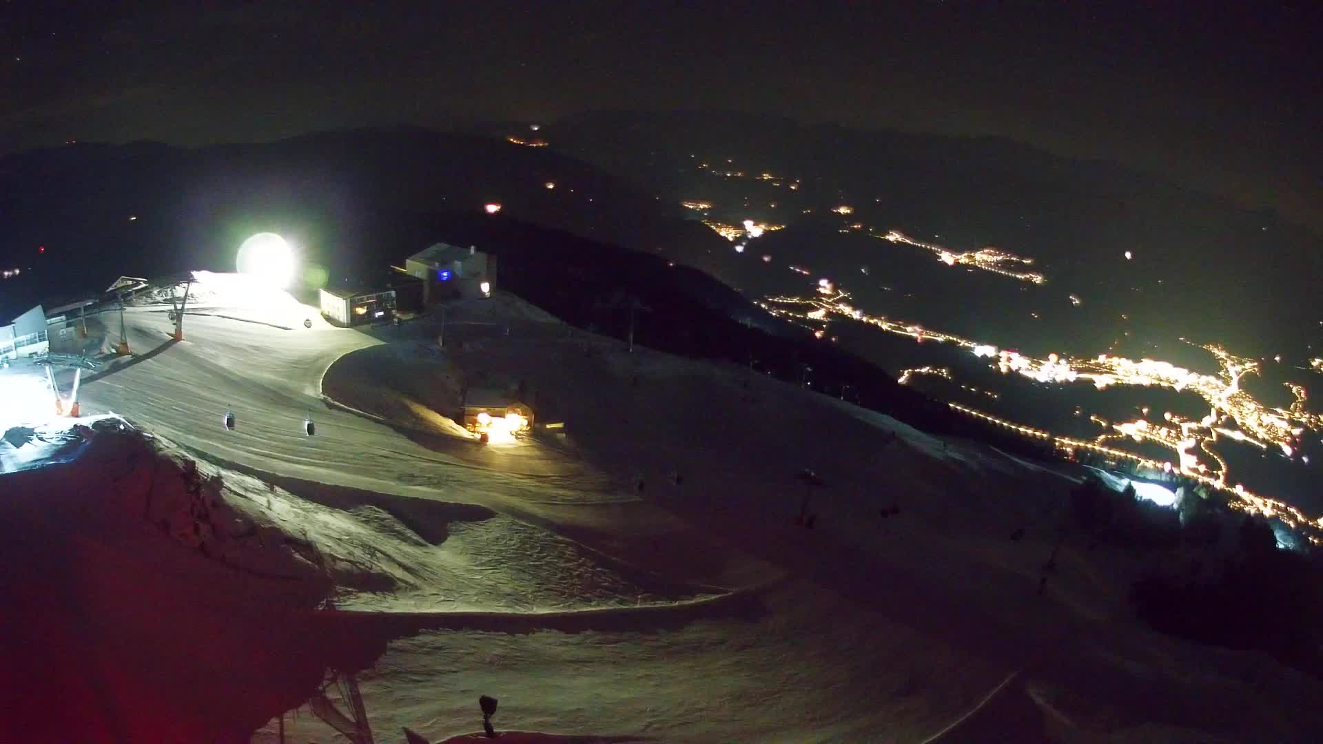 Station de ski Kronplatz sommet | vue sur Brunico