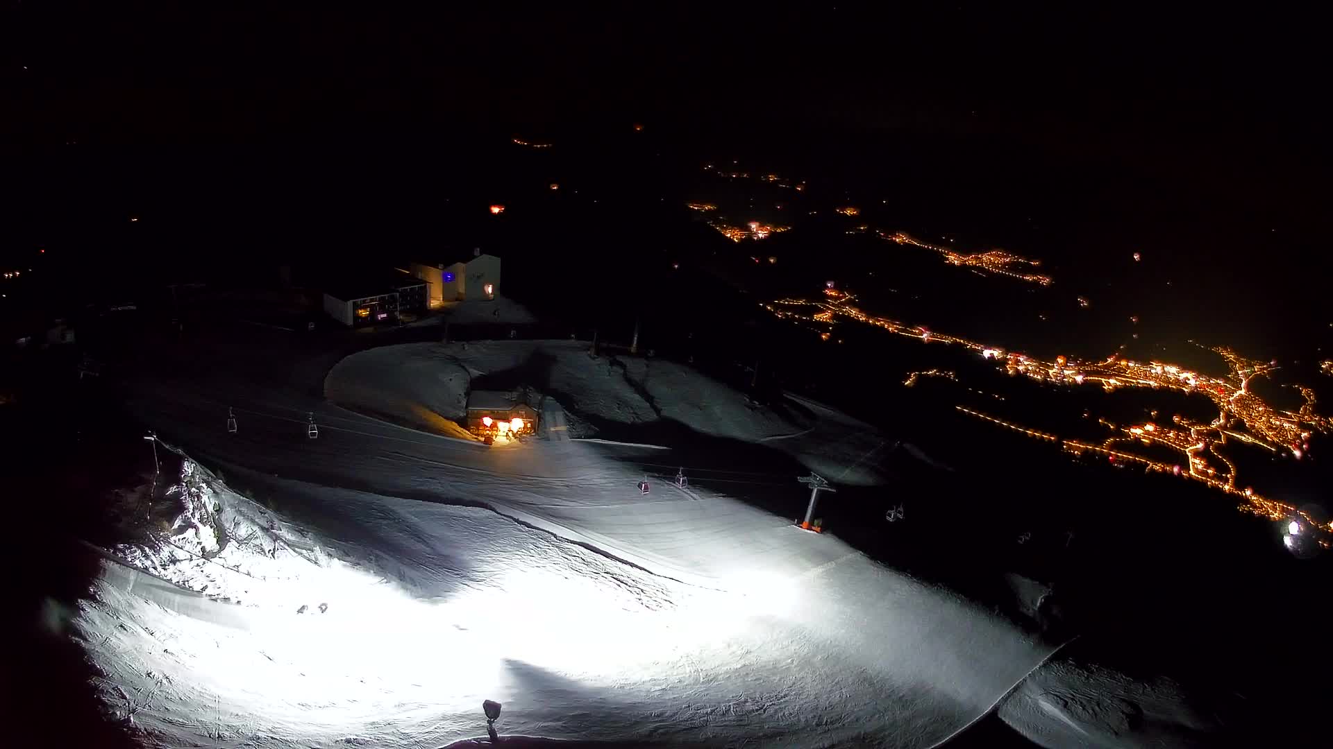Station de ski Kronplatz sommet | vue sur Brunico