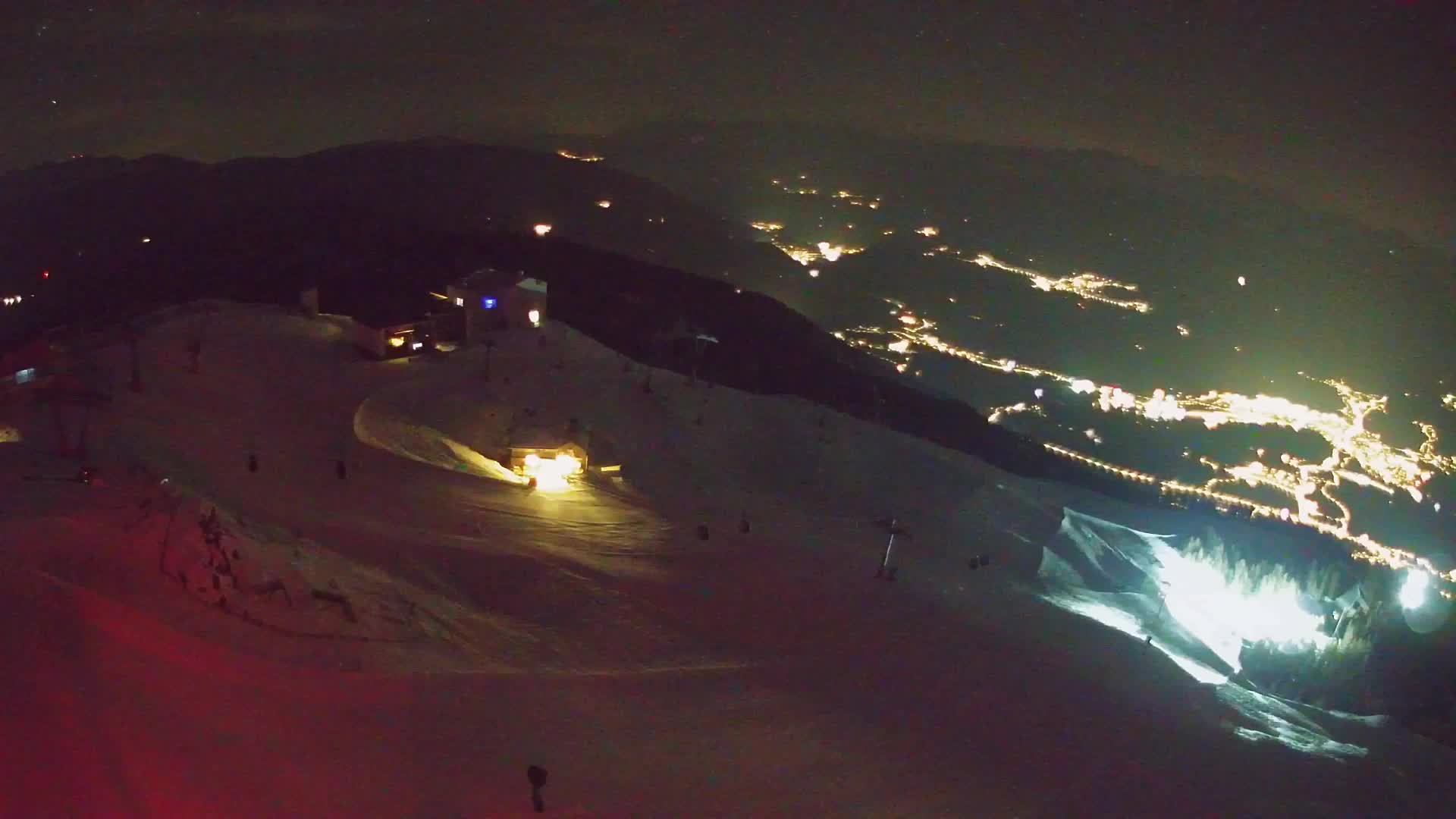 Station de ski Kronplatz sommet | vue sur Brunico