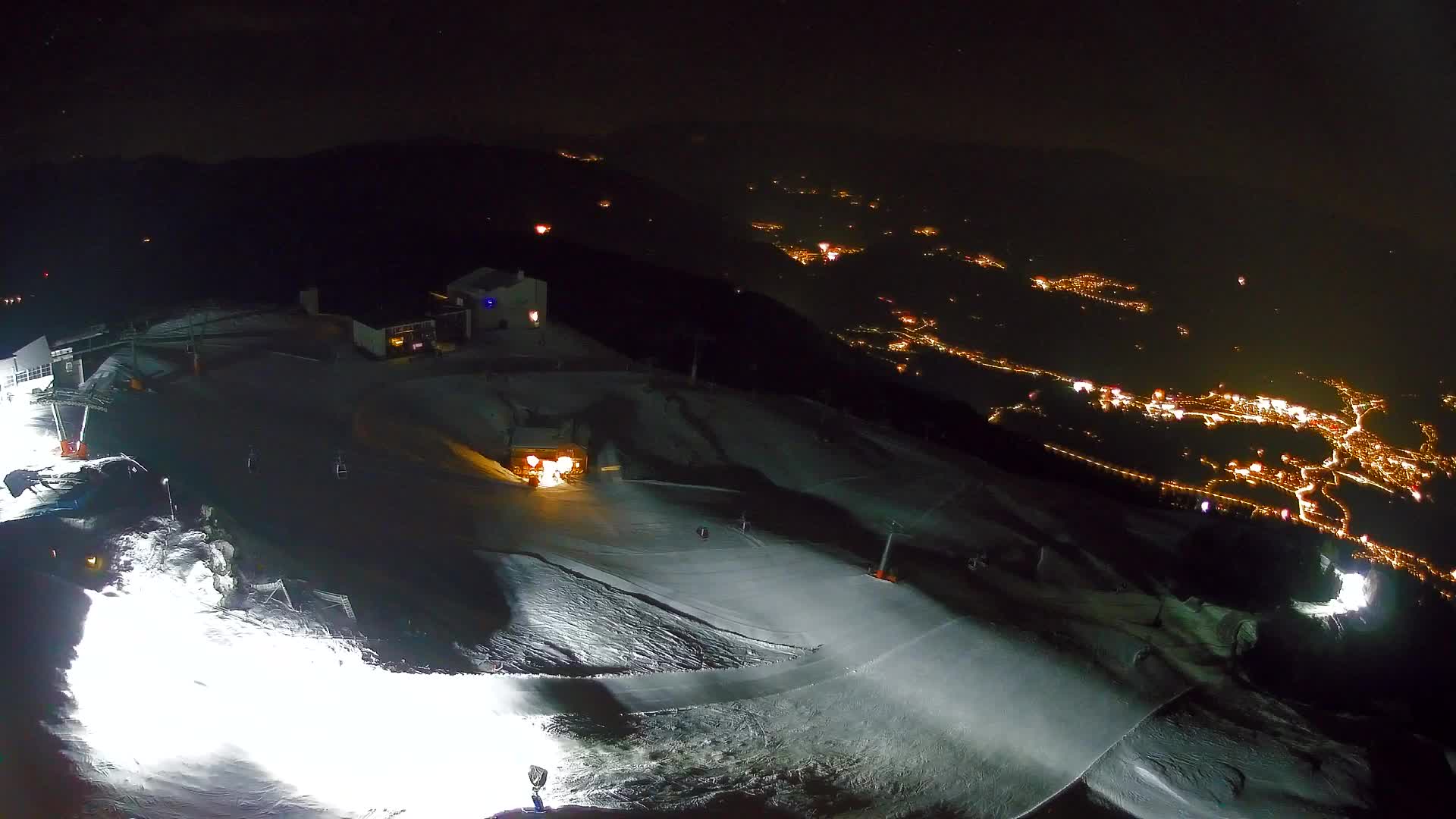 Kronplatz peak Ski resort | view to Bruneck
