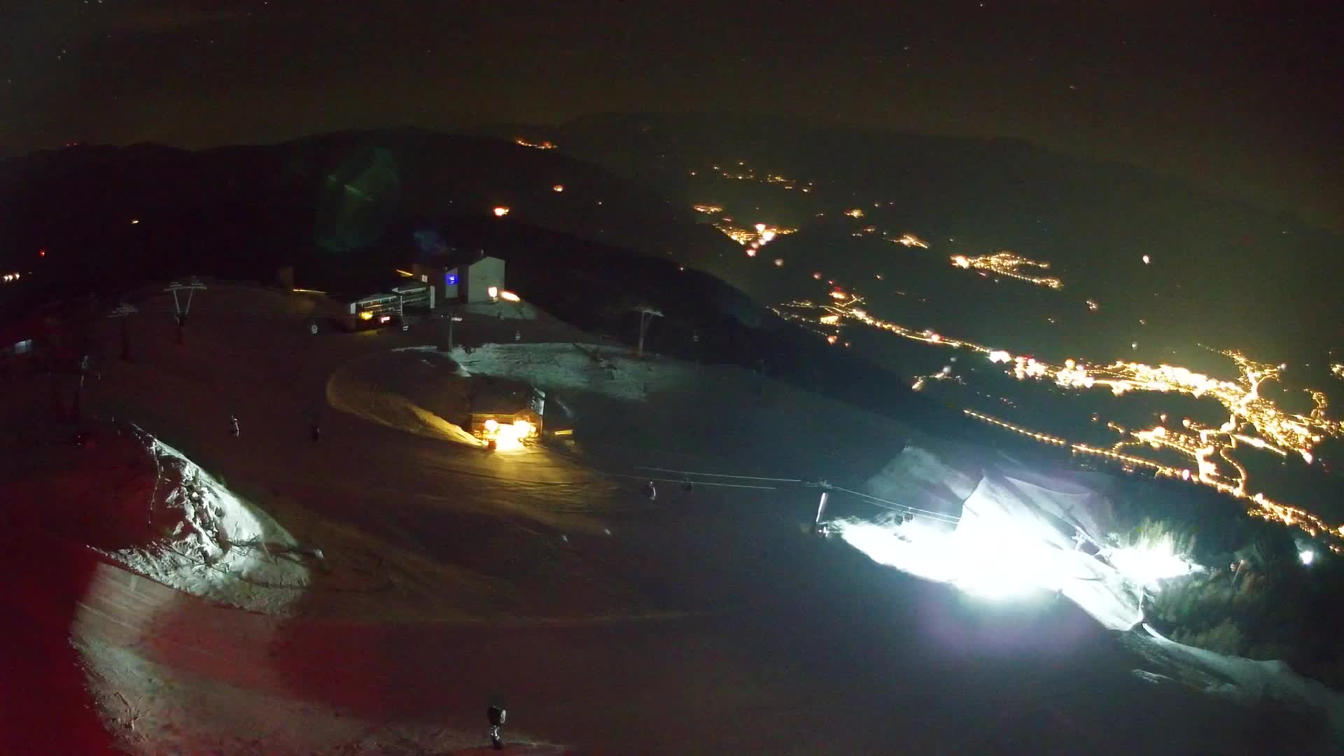 Kronplatz peak Ski resort | view to Bruneck