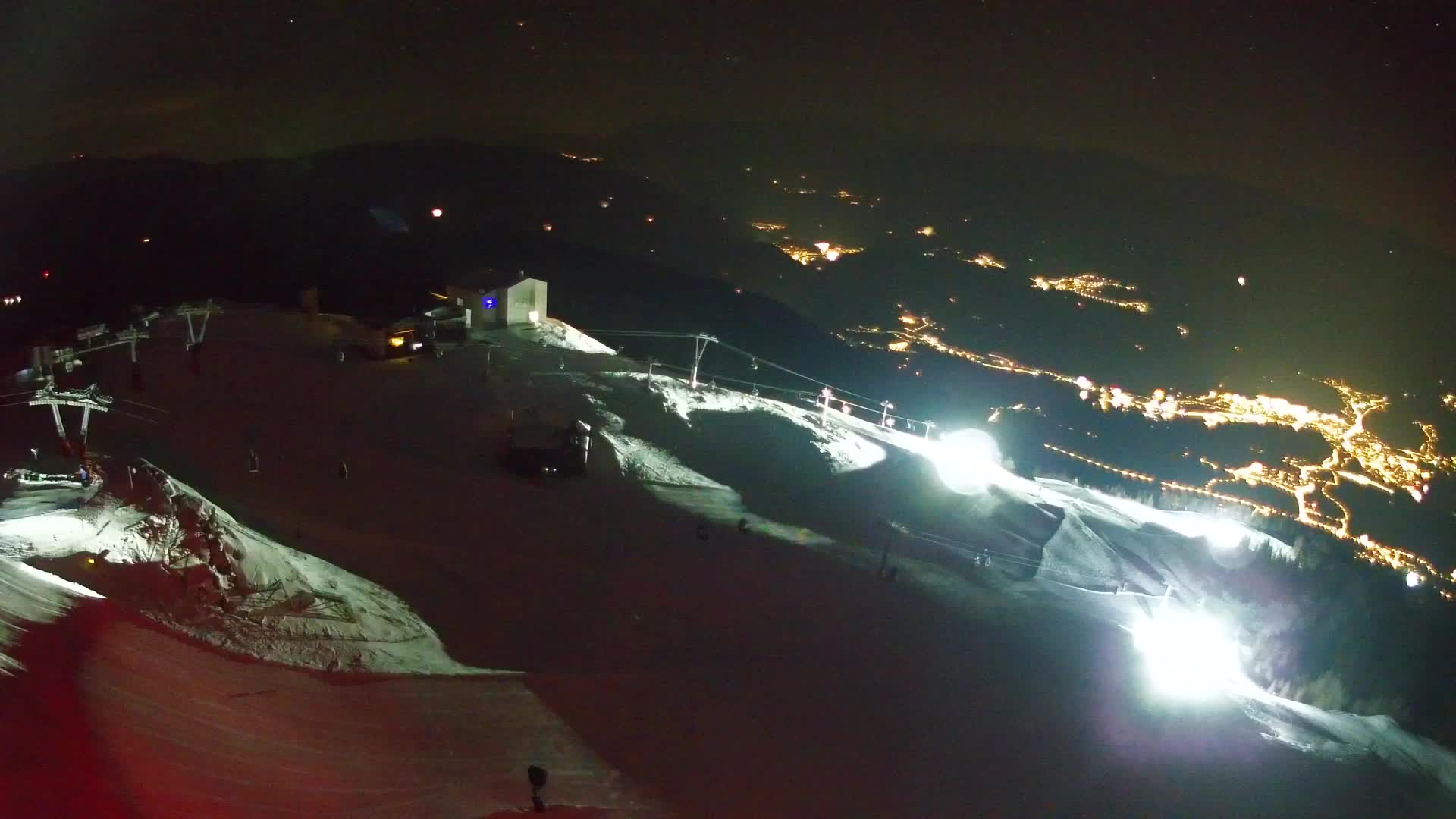 Kronplatz peak Ski resort | view to Bruneck