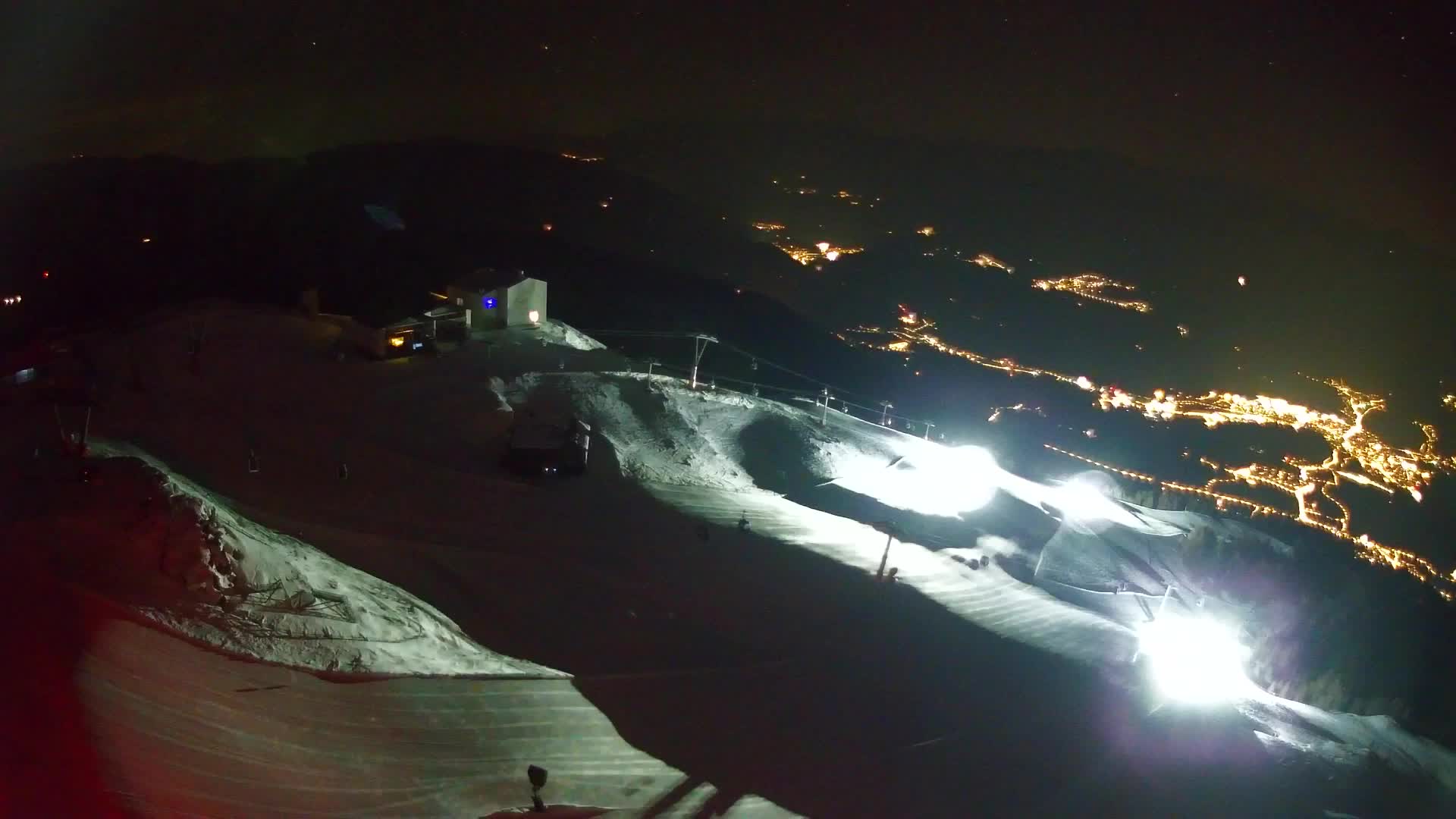 Station de ski Kronplatz sommet | vue sur Brunico