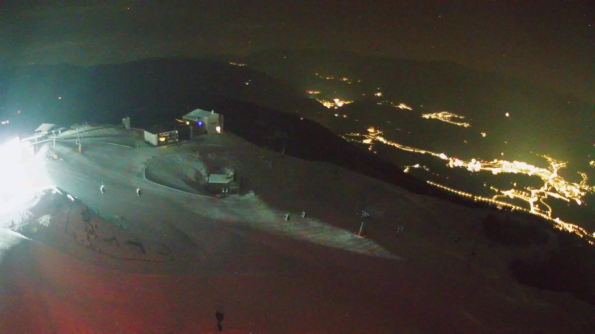 Skigebiet Kronplatz Gipfel | Blick auf Bruneck