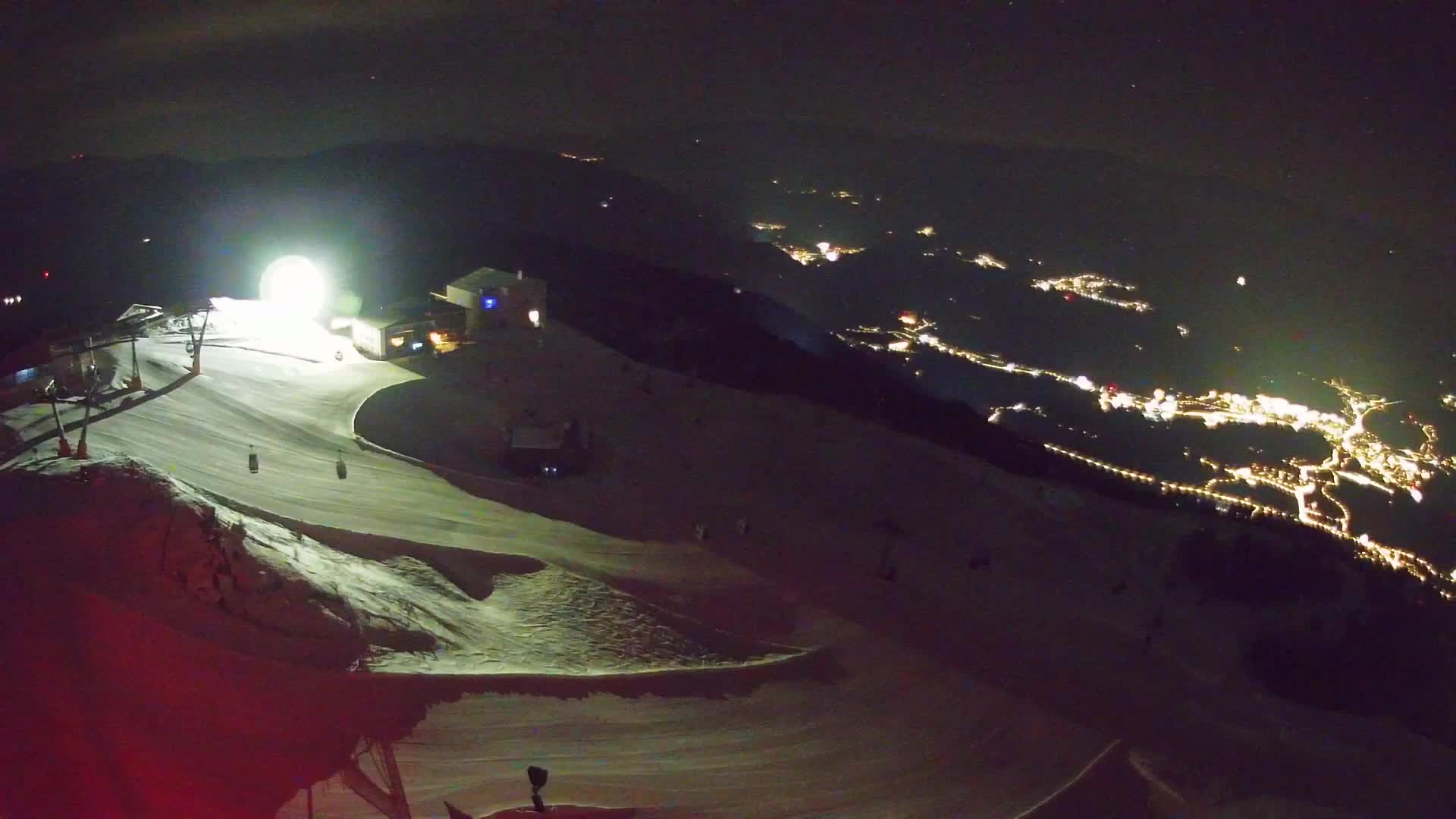Skigebiet Kronplatz Gipfel | Blick auf Bruneck