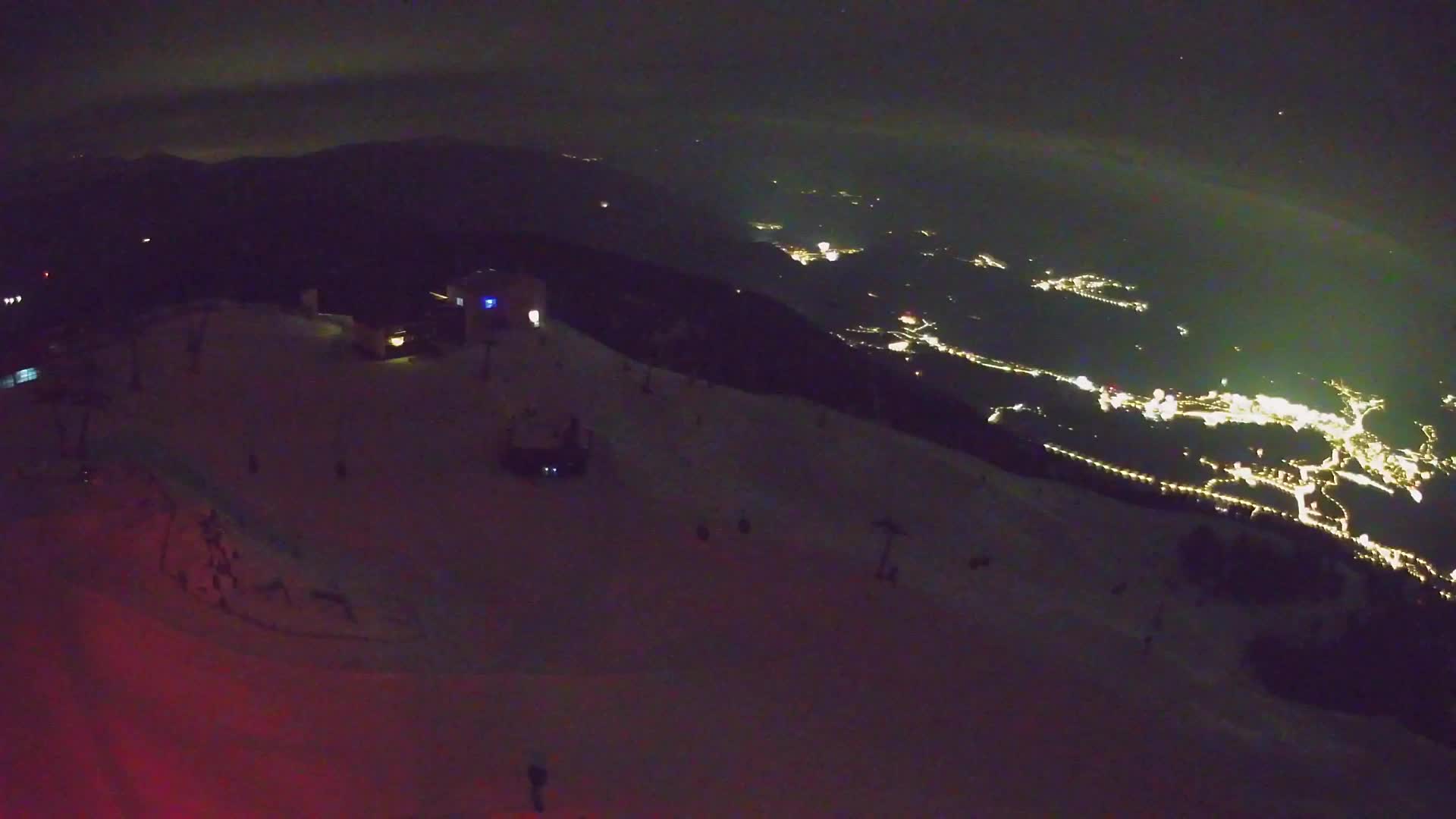 Station de ski Kronplatz sommet | vue sur Brunico
