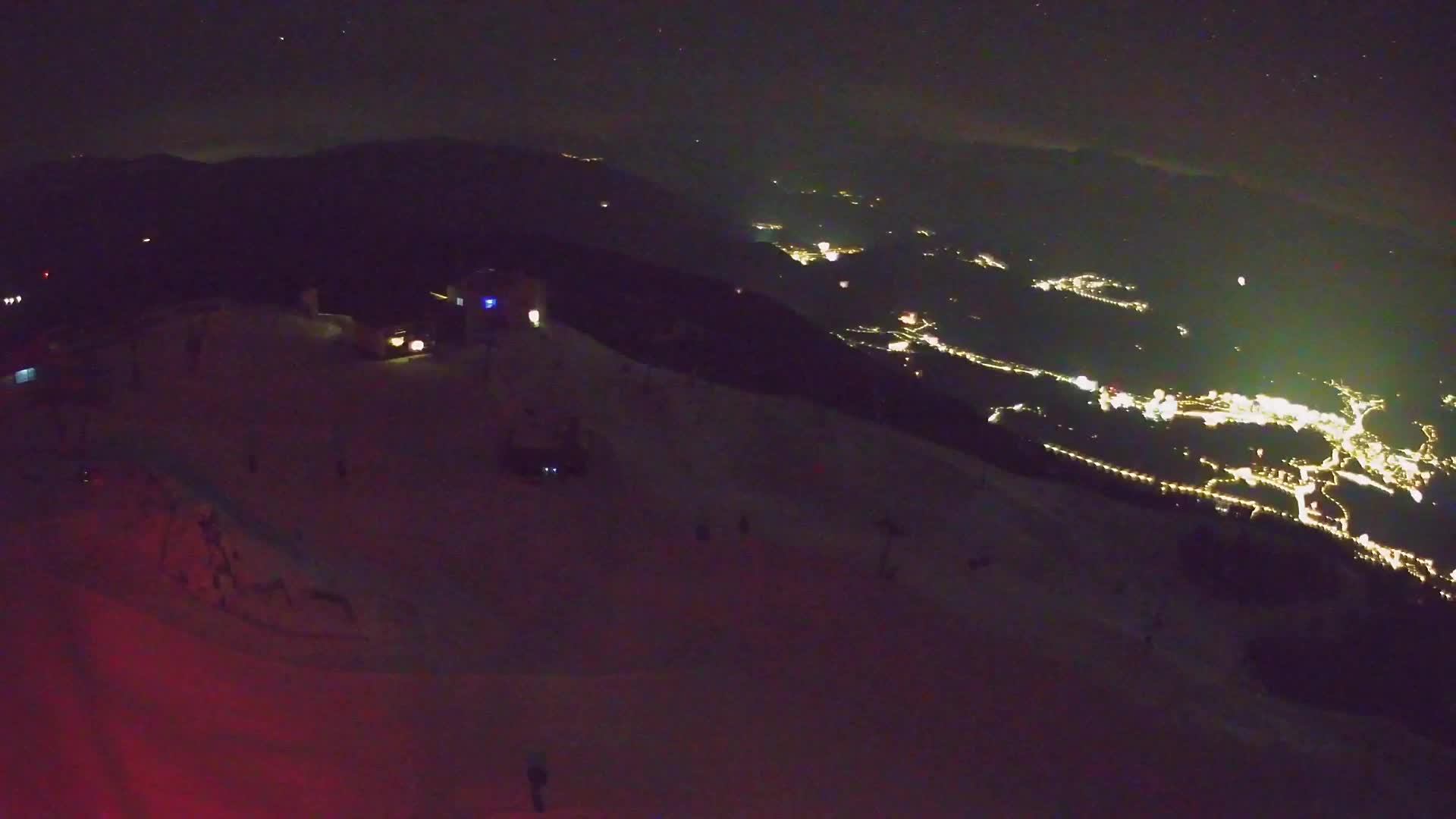 Station de ski Kronplatz sommet | vue sur Brunico