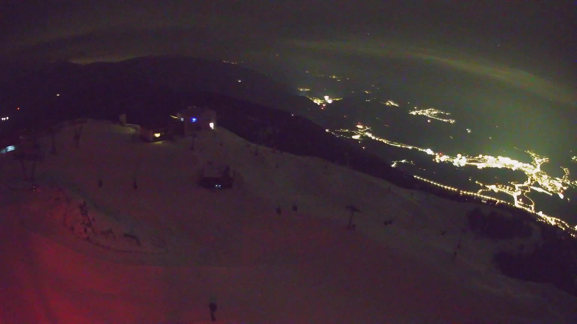 Kronplatz peak Ski resort | view to Bruneck