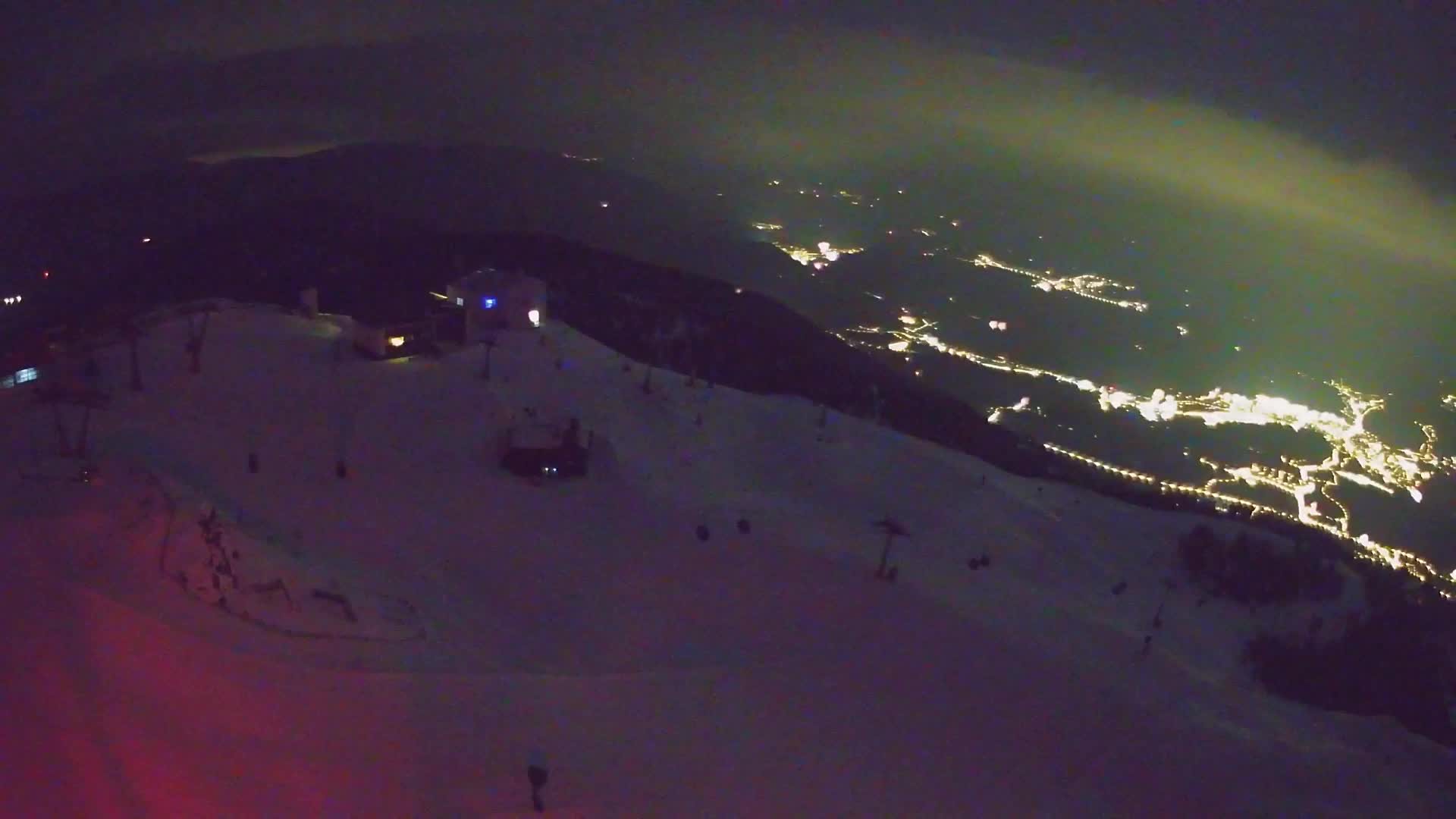 Skigebiet Kronplatz Gipfel | Blick auf Bruneck