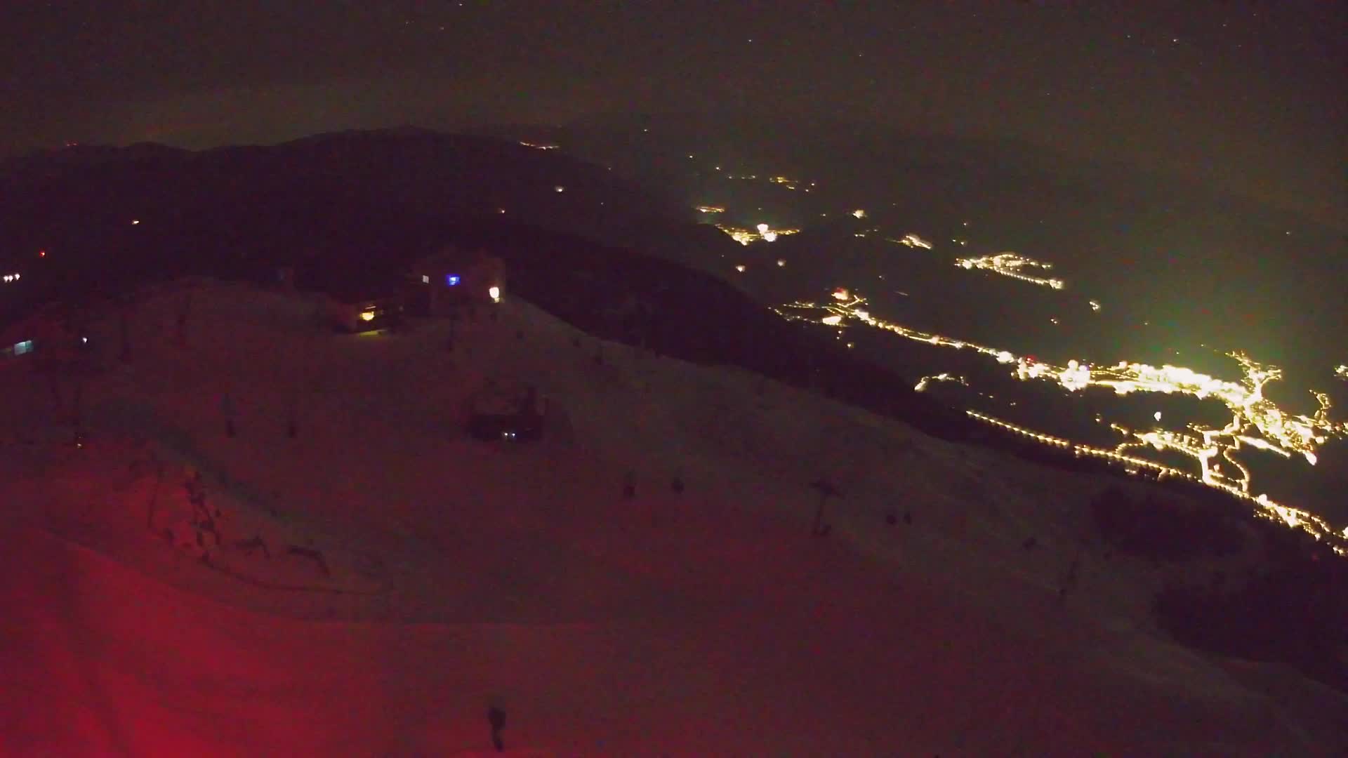Station de ski Kronplatz sommet | vue sur Brunico