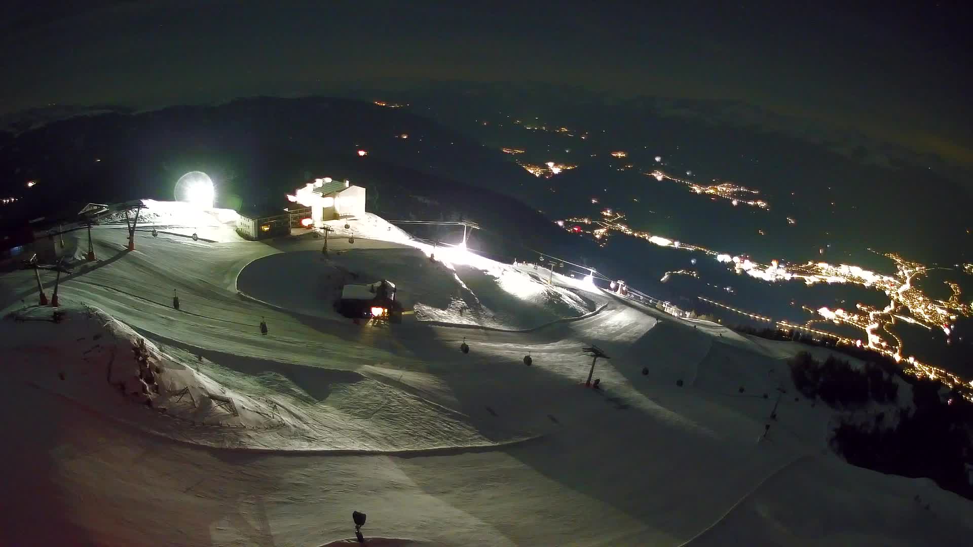 Skigebiet Kronplatz Gipfel | Blick auf Bruneck